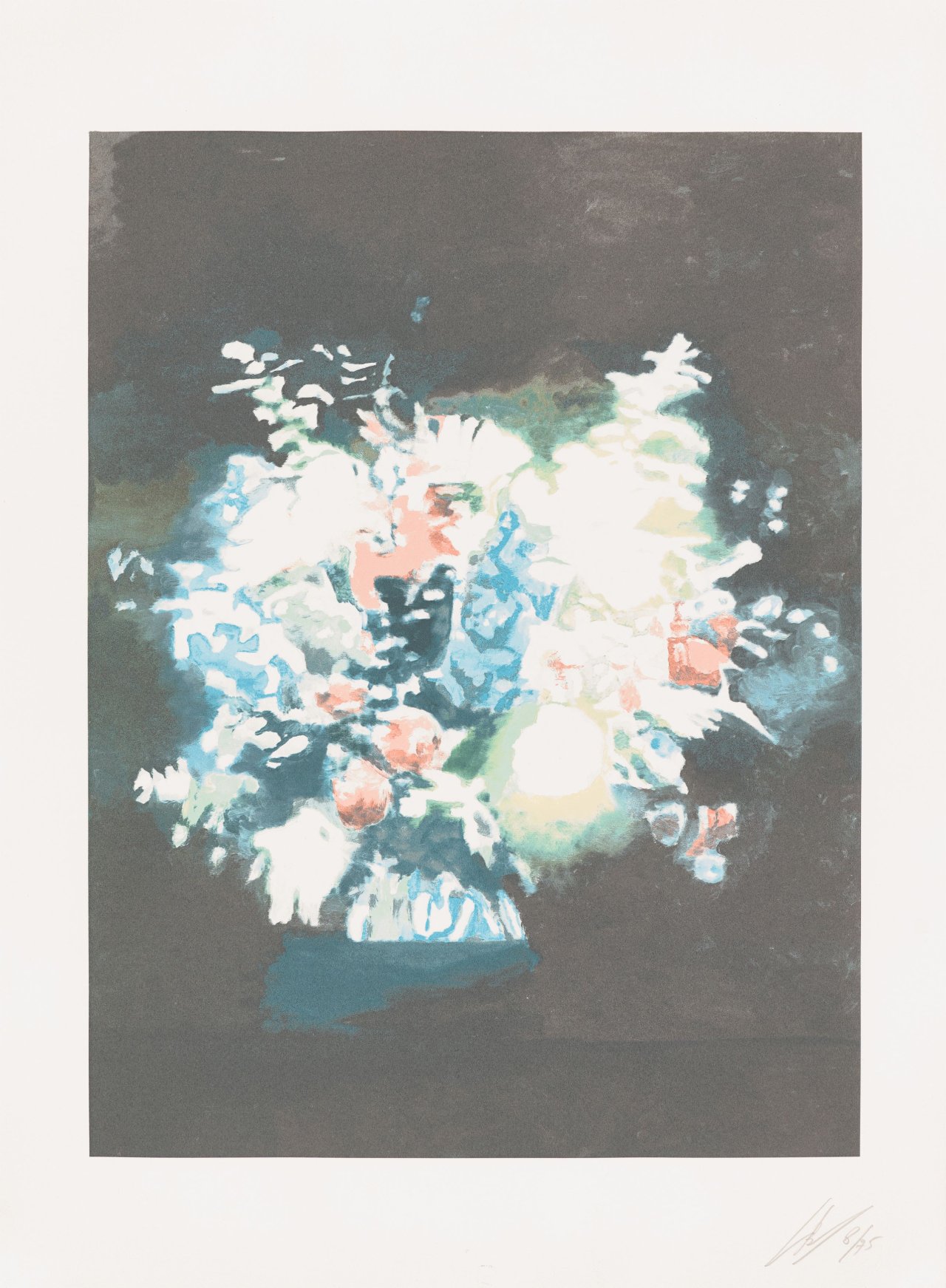 Auf diesem Bild ist das folgende Kunstwerk zu sehen: Luc Tuymans. „Peaches & Technicolor“. 2013.