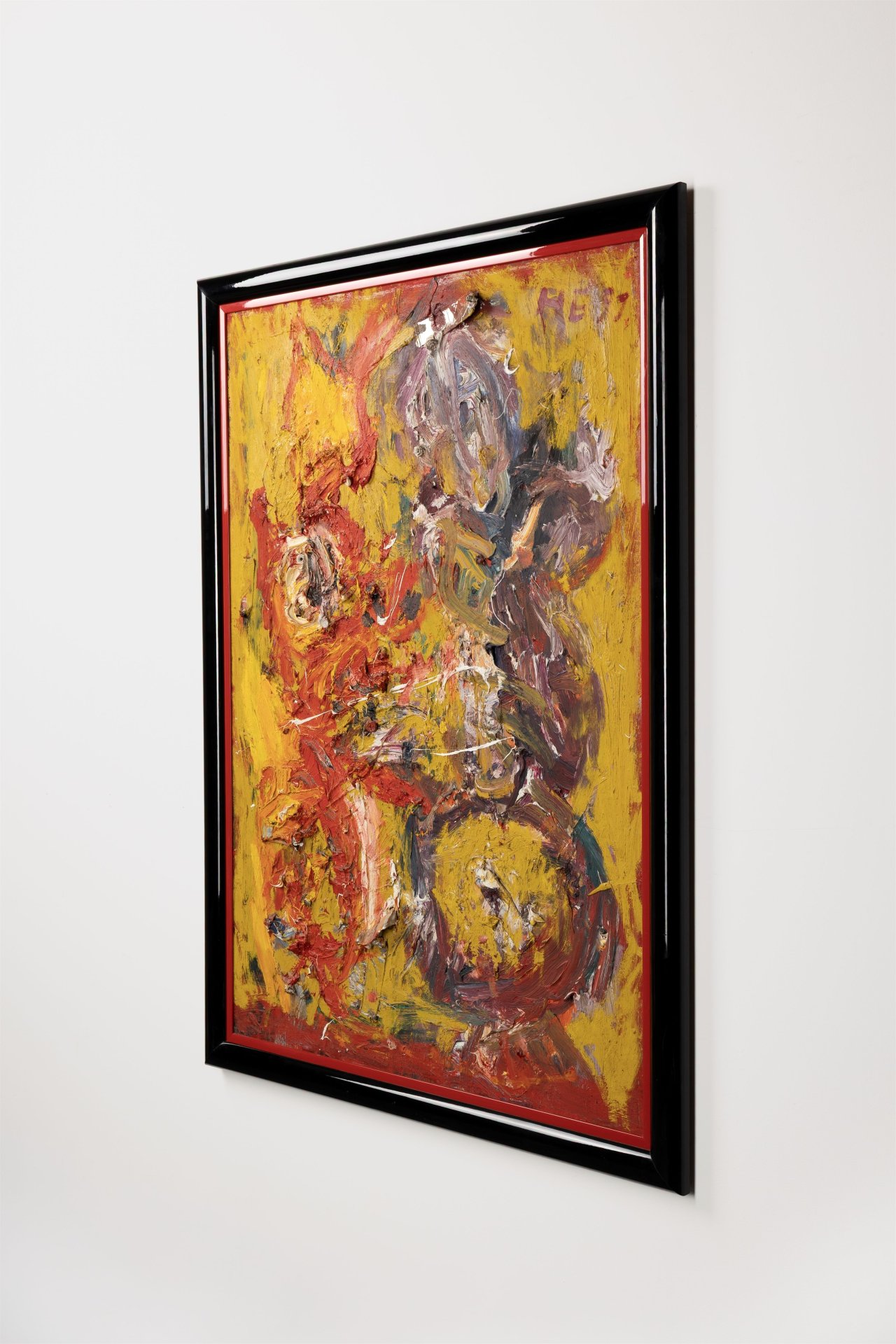 This picture shows the following artwork: Hartwig Ebersbach. ”DRACHE + KASPAR”. 1991.