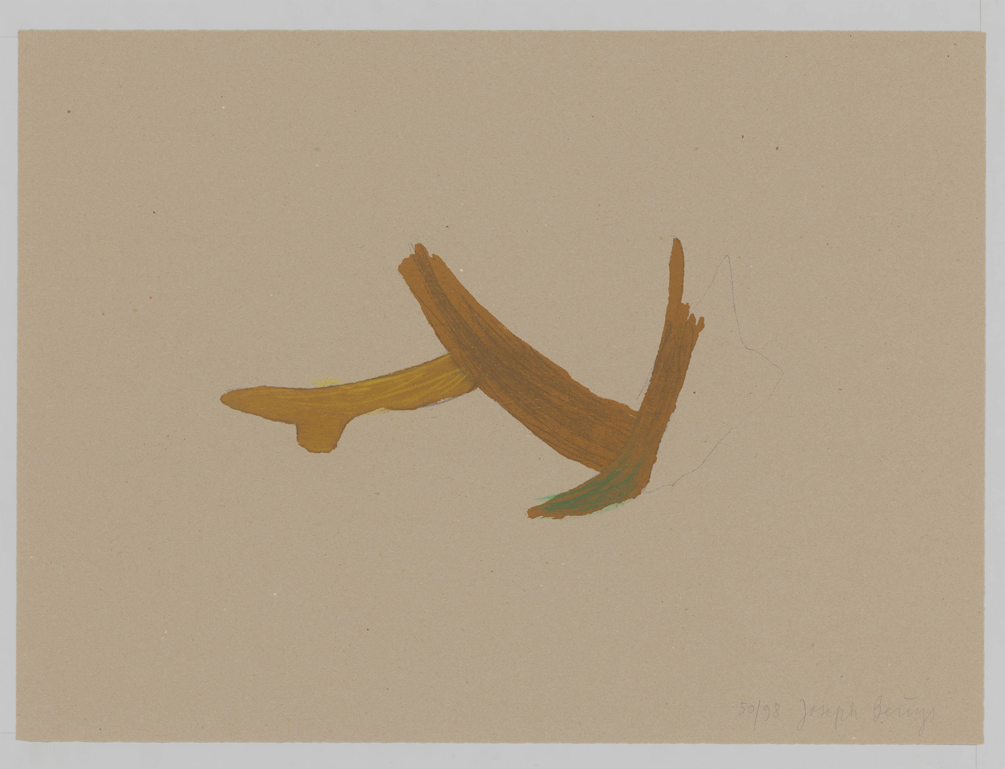 This picture shows the following artwork: Joseph Beuys. From: ”Spur II”. 1977.