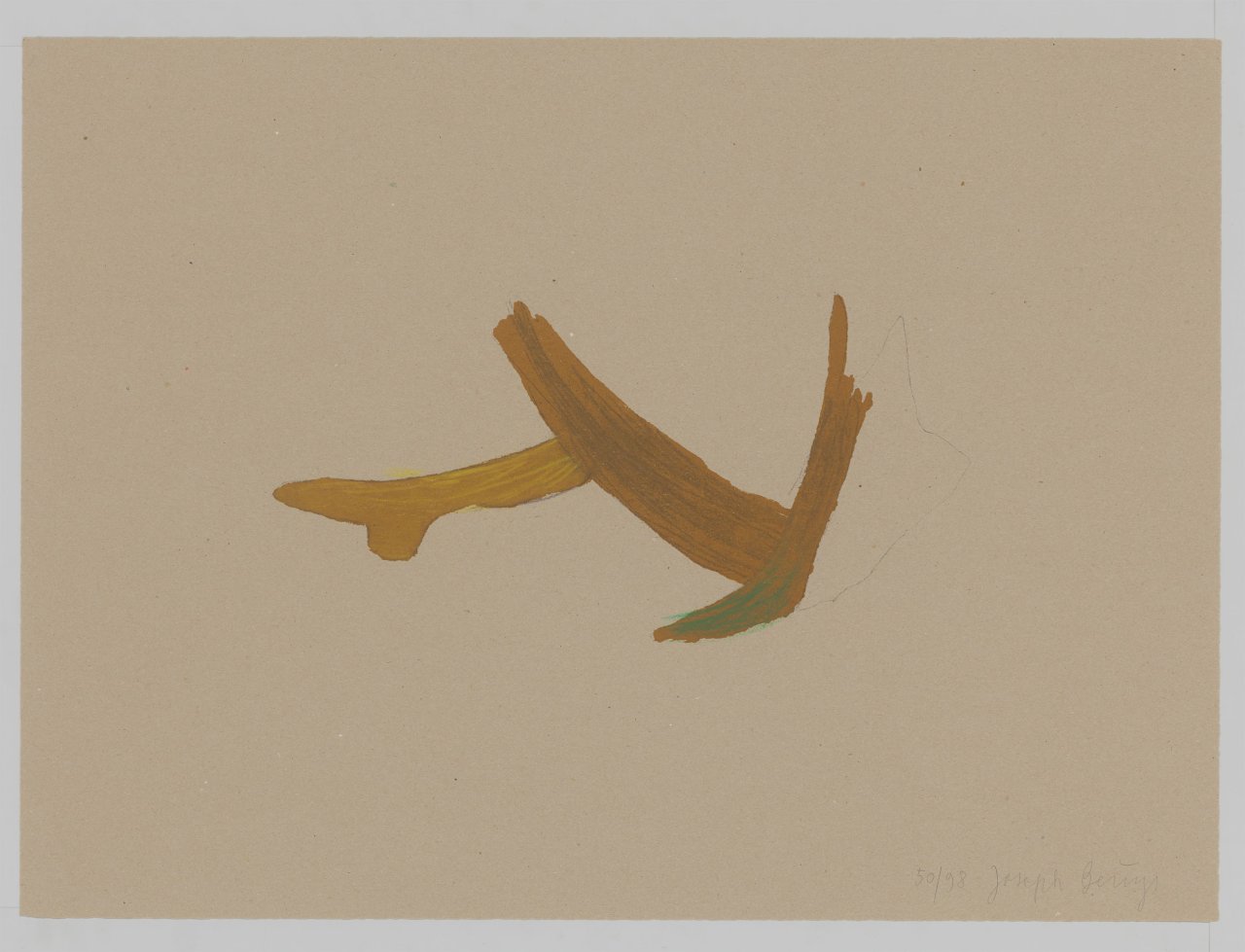 This picture shows the following artwork: Joseph Beuys. From: ”Spur II”. 1977.