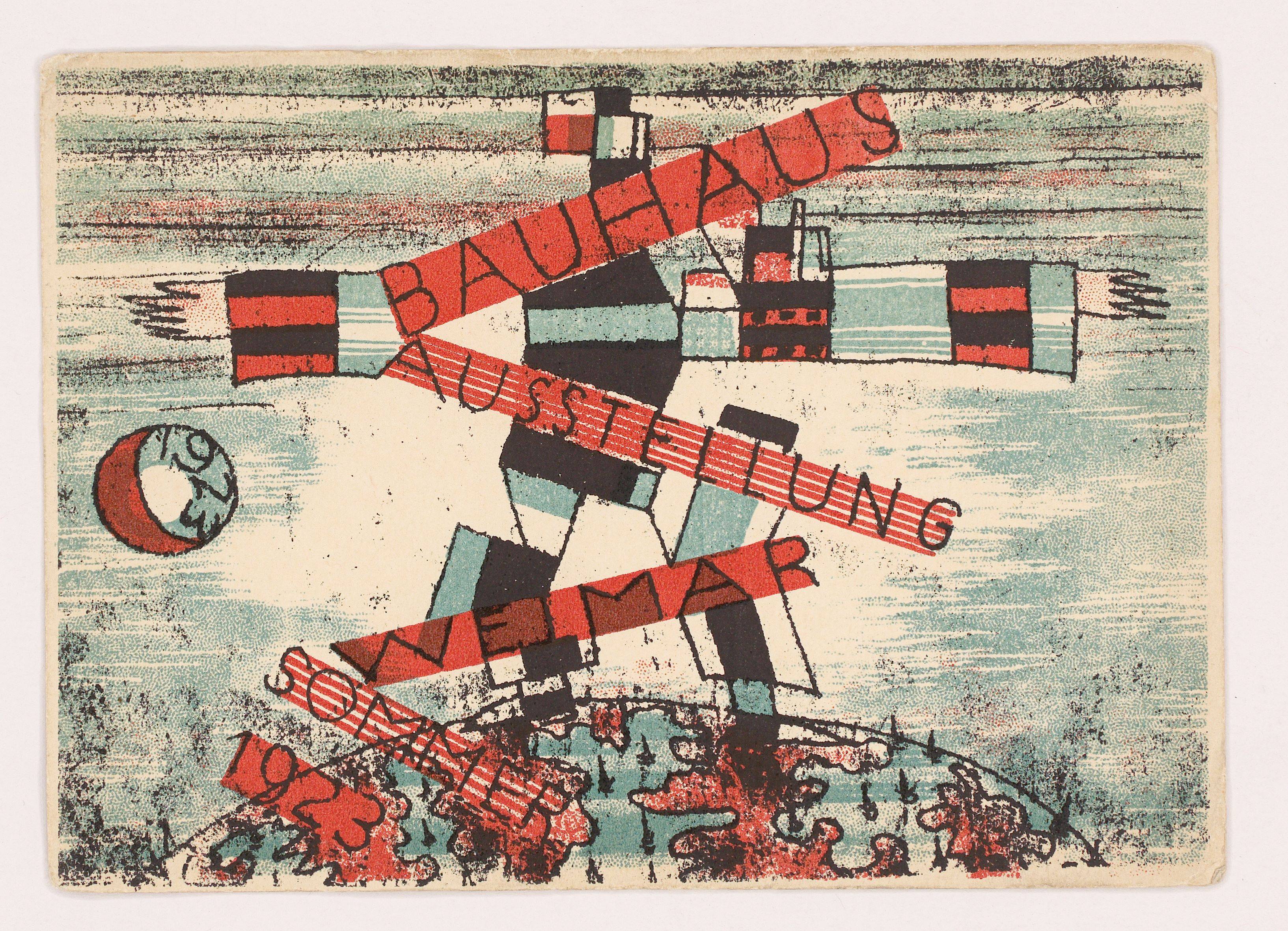 This picture shows the following artwork: Ludwig Hirschfeld-Mack. ”Bauhaus Ausstellung Weimar Sommer 1923”. 1923.