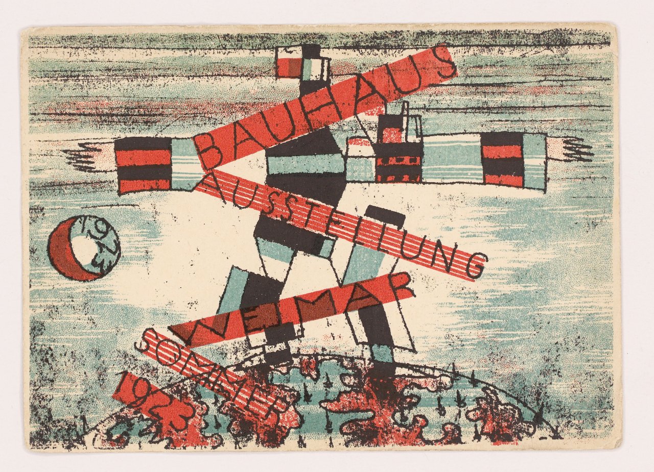 This picture shows the following artwork: Ludwig Hirschfeld-Mack. ”Bauhaus Ausstellung Weimar Sommer 1923”. 1923.