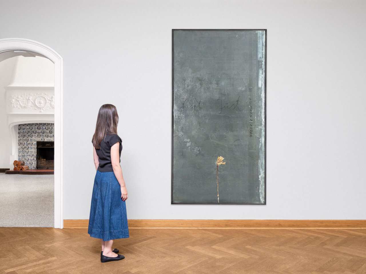 Auf diesem Bild ist das folgende Kunstwerk zu sehen: Anselm Kiefer. „Saint Just“. 1989.