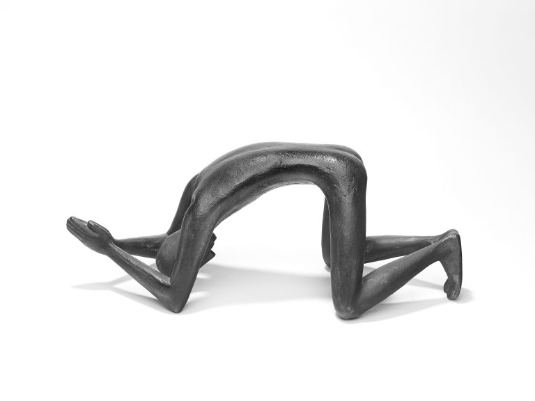 This picture shows the following artwork: Karl-Heinz Krause. ”Betender”. 1958.