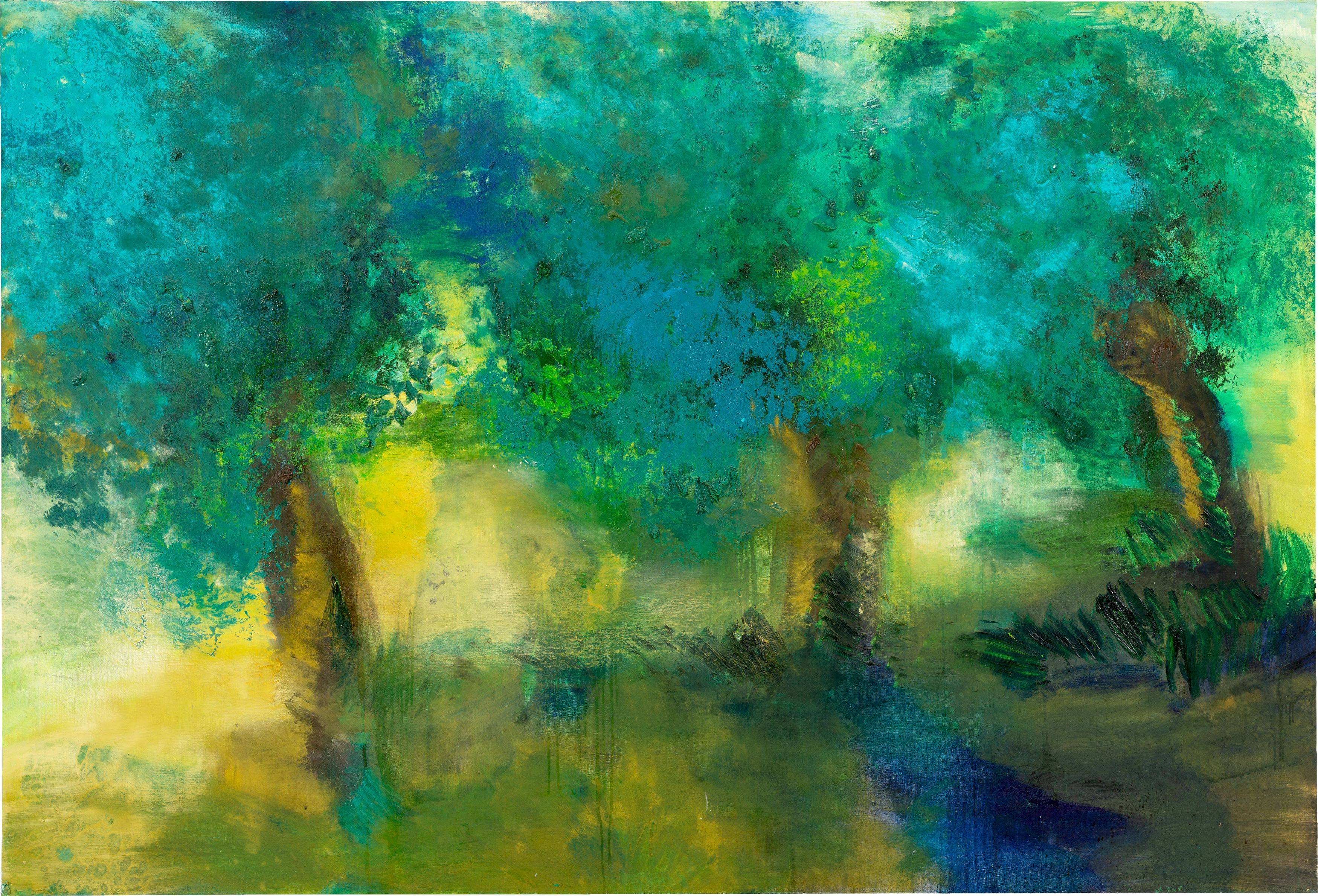This picture shows the following artwork: Rainer Fetting. ”fries. Weiden”. 2000.