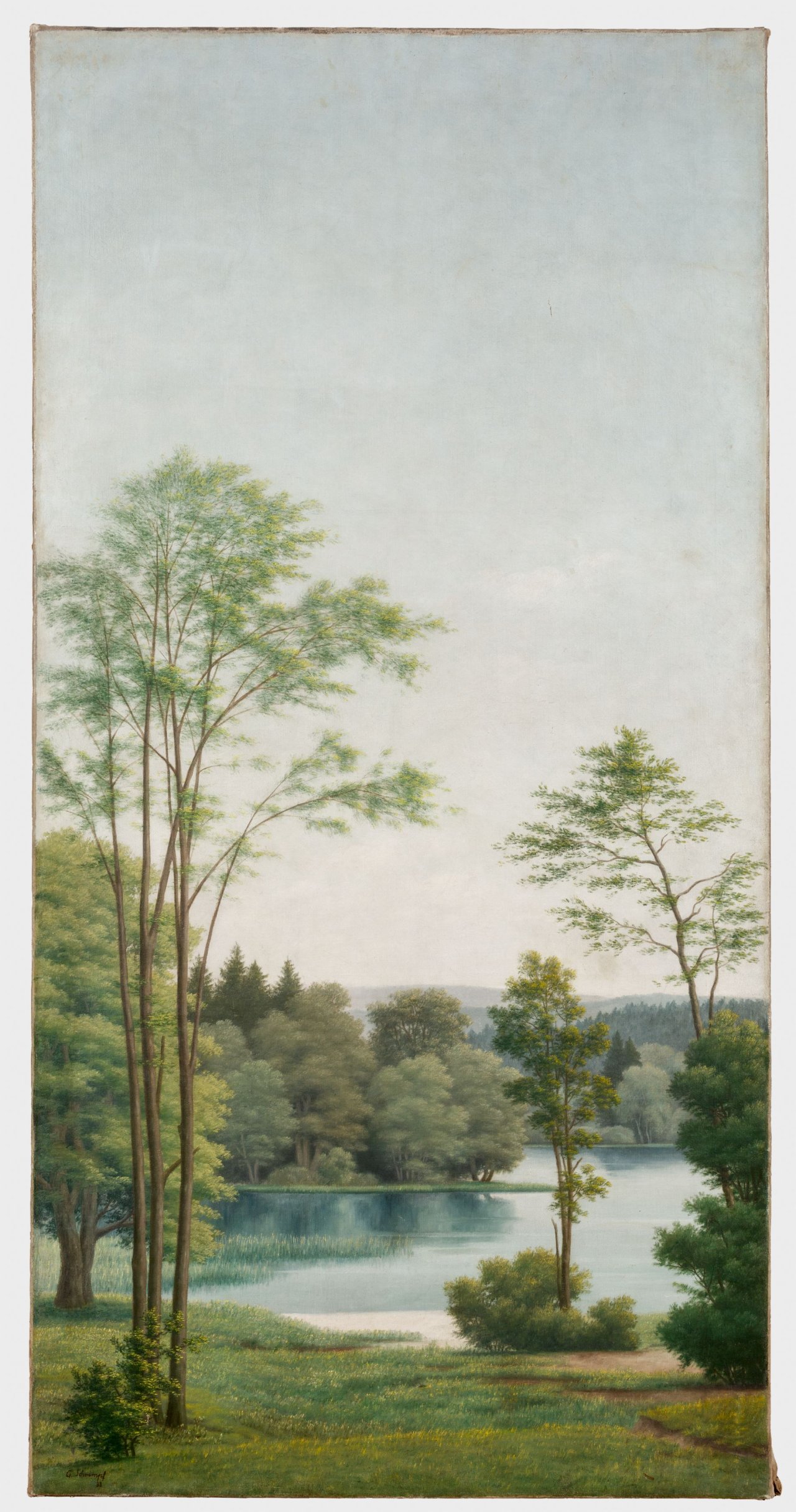 This picture shows the following artwork: Georg Schrimpf. ”Sommer (Märkische Landschaft)”. 1938.