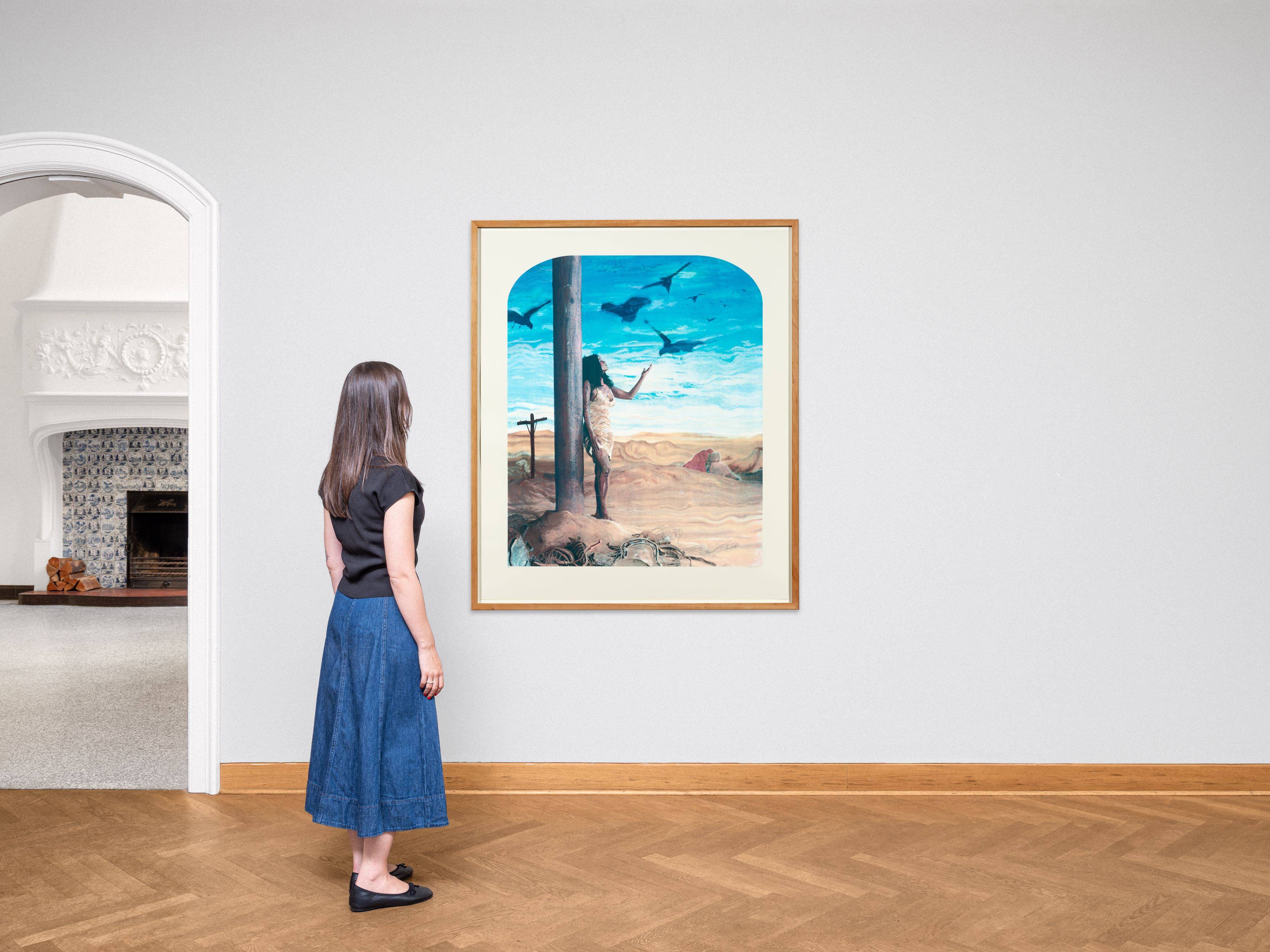 This picture shows the following artwork: Tracey Moffatt. ”Invocations” # 2, from the series ”Invocations”. 2000.