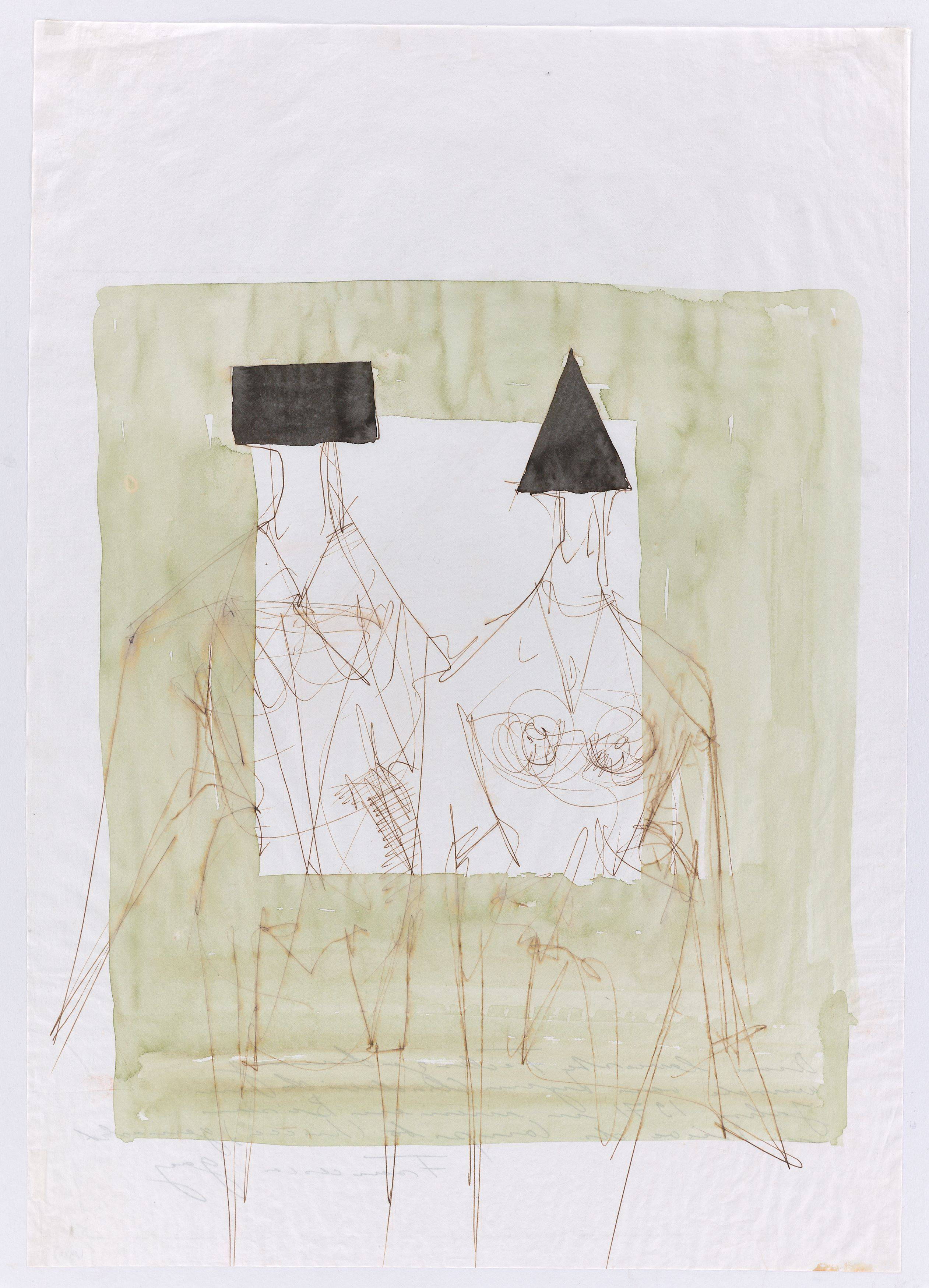 Auf diesem Bild ist das folgende Kunstwerk zu sehen: Lynn Chadwick. „Sitting Couple“. 1971.