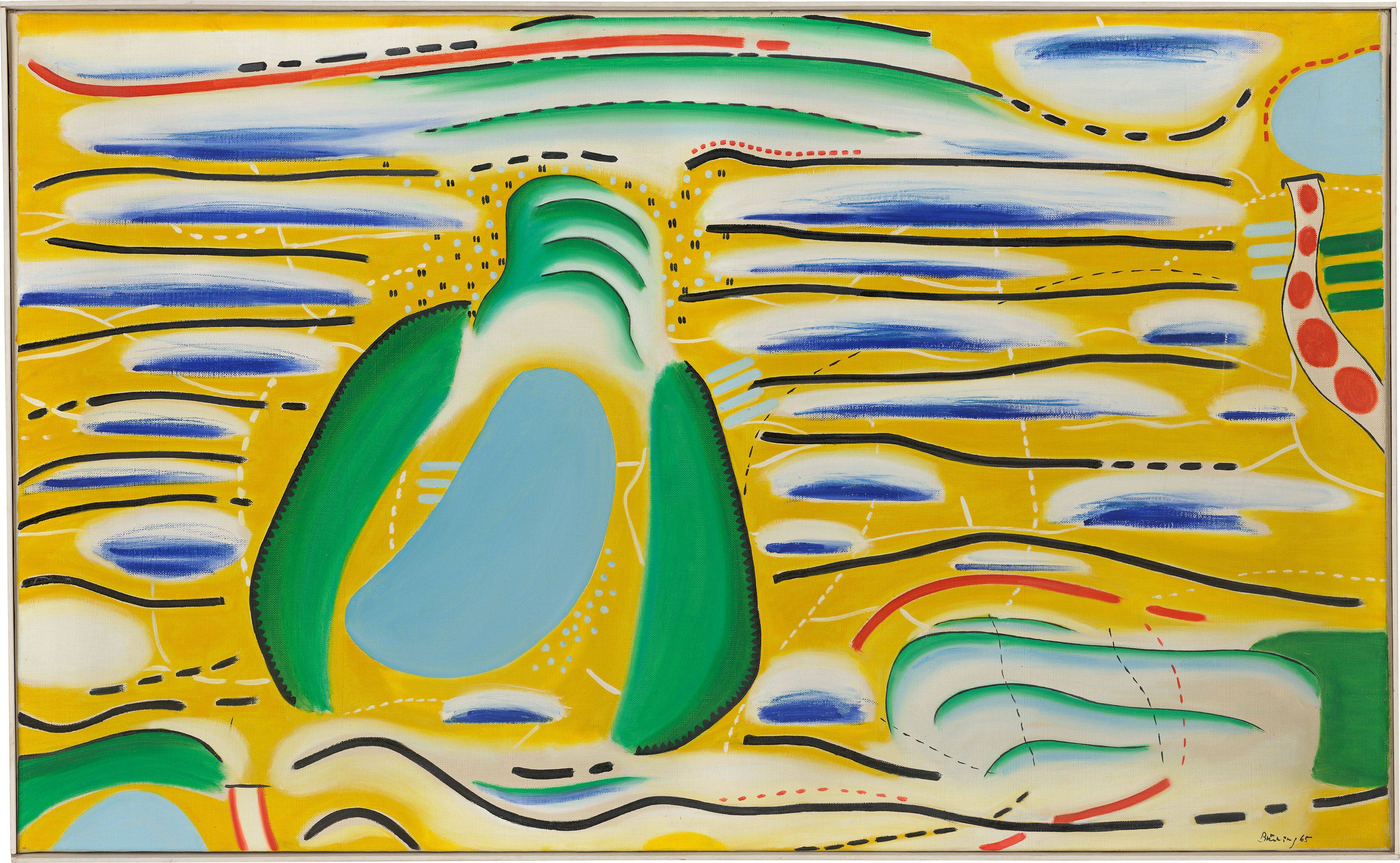 Auf diesem Bild ist das folgende Kunstwerk zu sehen: Peter Brüning. „Nr. 33/65“. 1965.