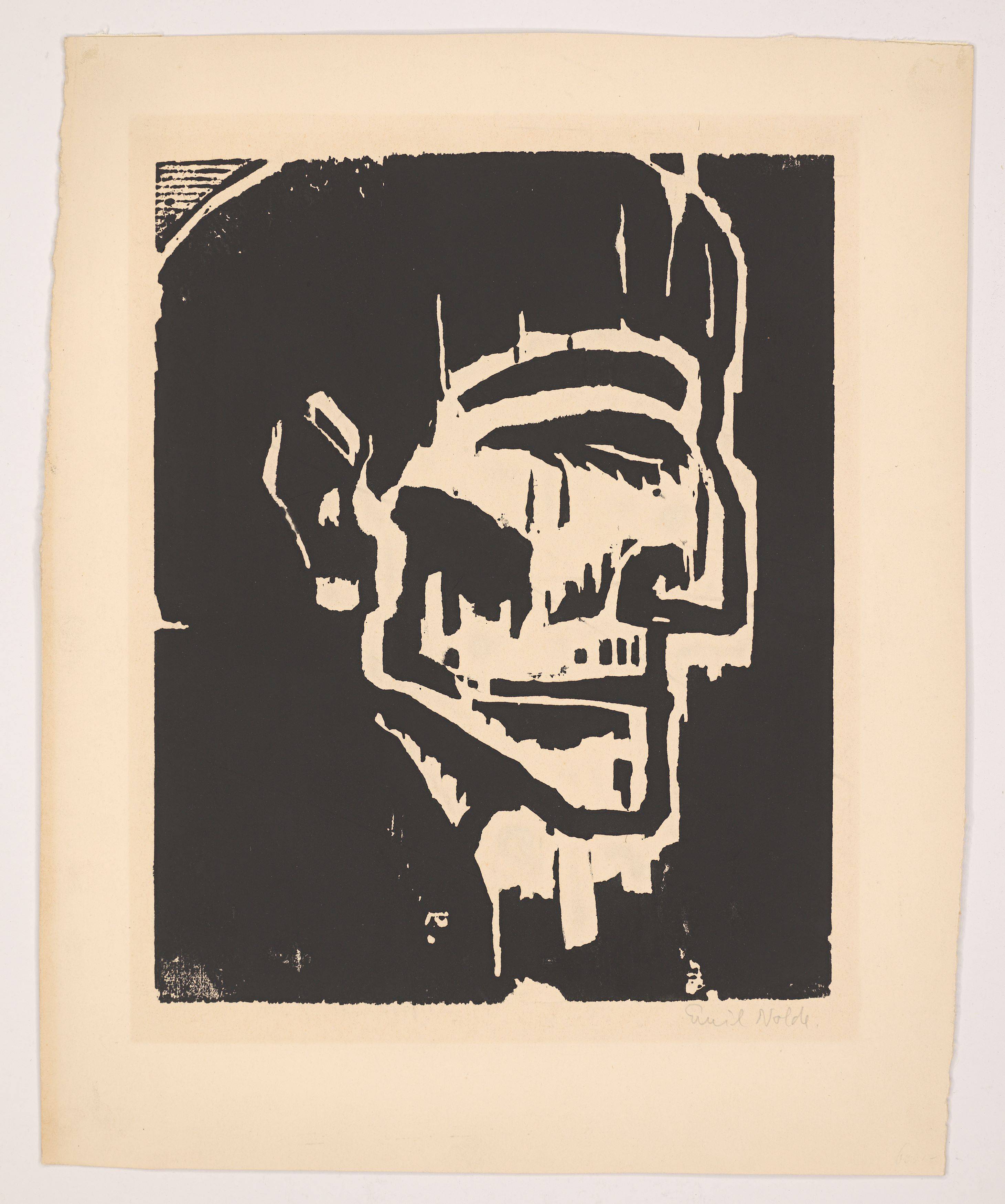 This picture shows the following artwork: Emil Nolde. ”Knecht”. 1912.