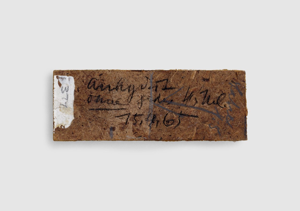 Auf diesem Bild ist das folgende Kunstwerk zu sehen: Hermann Glöckner. Unregelmäßige Wellenlinie. 1965.