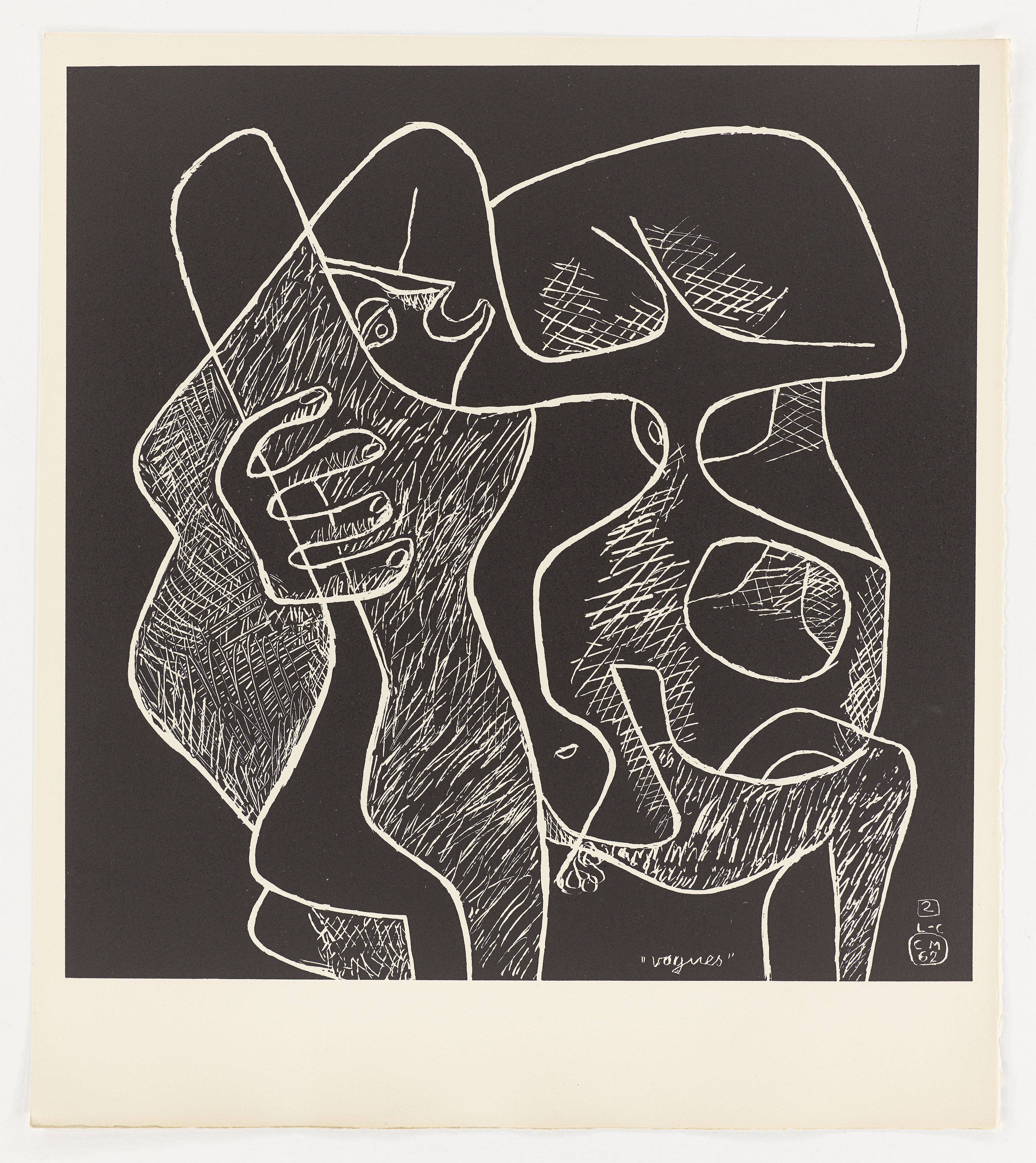 This picture shows the following artwork:  Le Corbusier. „La mer est toujours présente“. 1962.