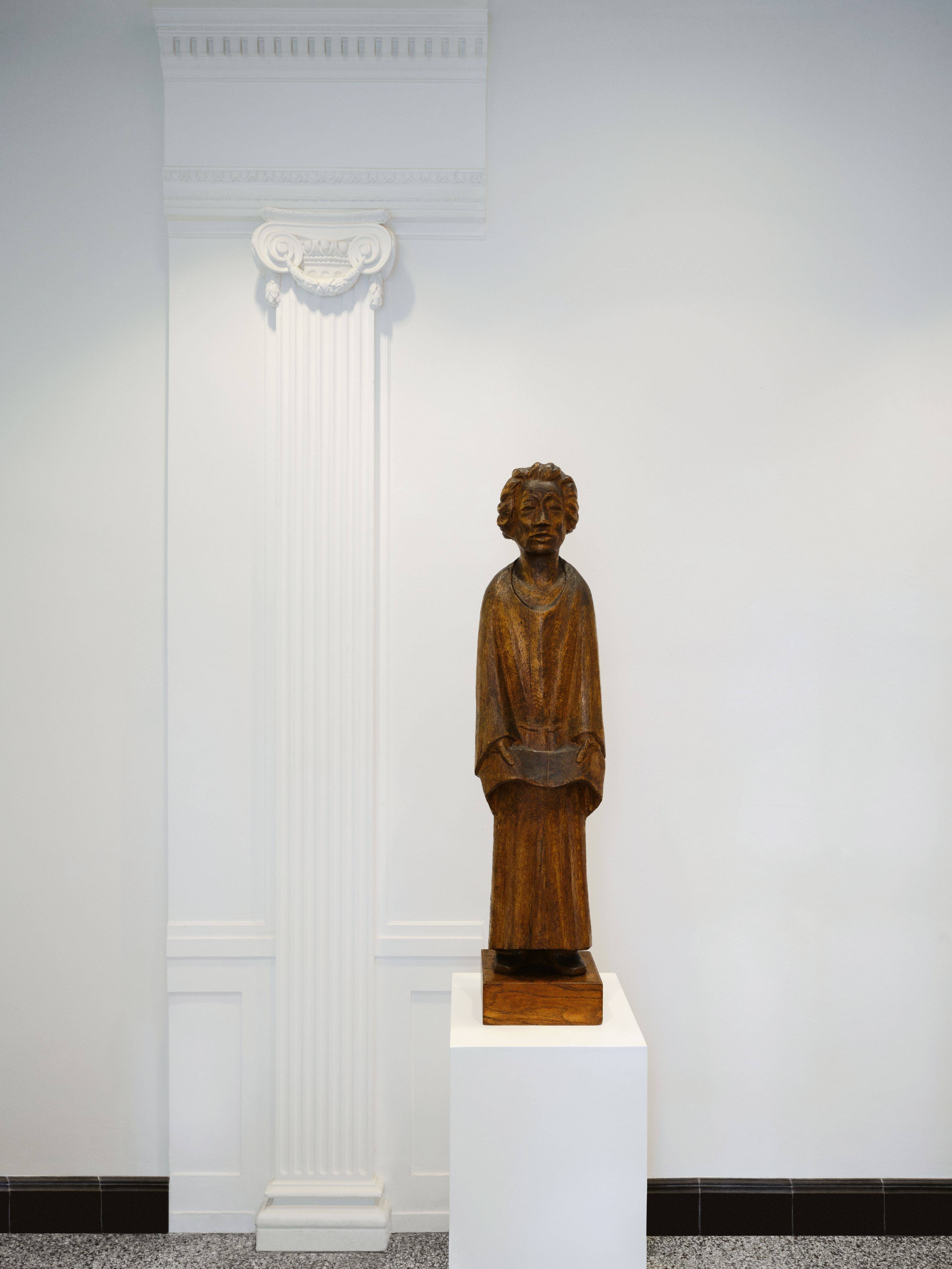 Auf diesem Bild ist das folgende Kunstwerk zu sehen: Ernst Barlach. „Der Sänger“. 1931.