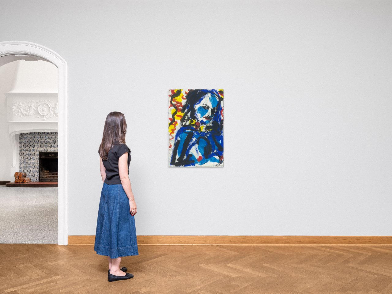 This picture shows the following artwork: Luciano Castelli. Untitled. 1984.