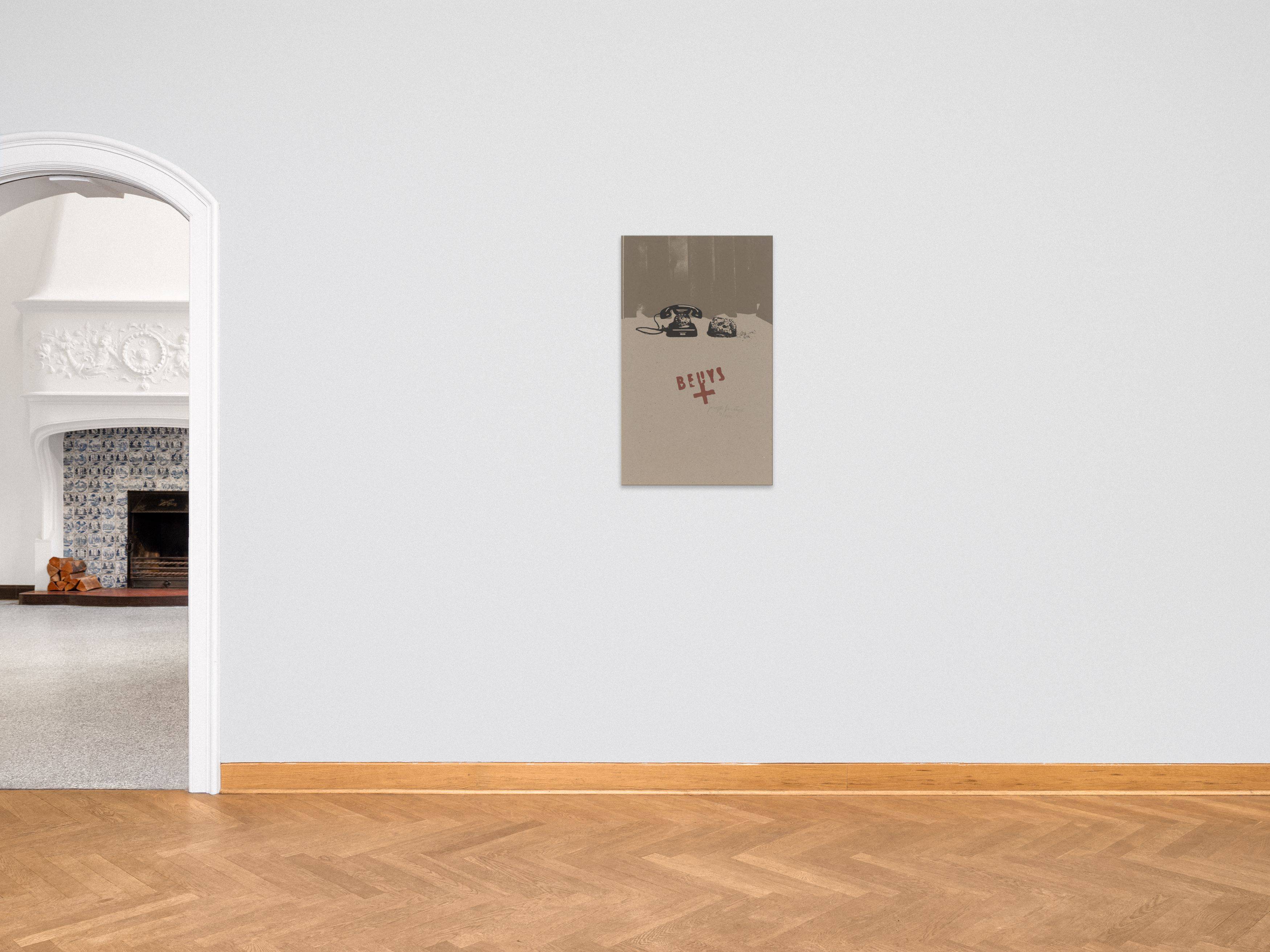 This picture shows the following artwork: Joseph Beuys. ”Erdtelephon”. 1978.