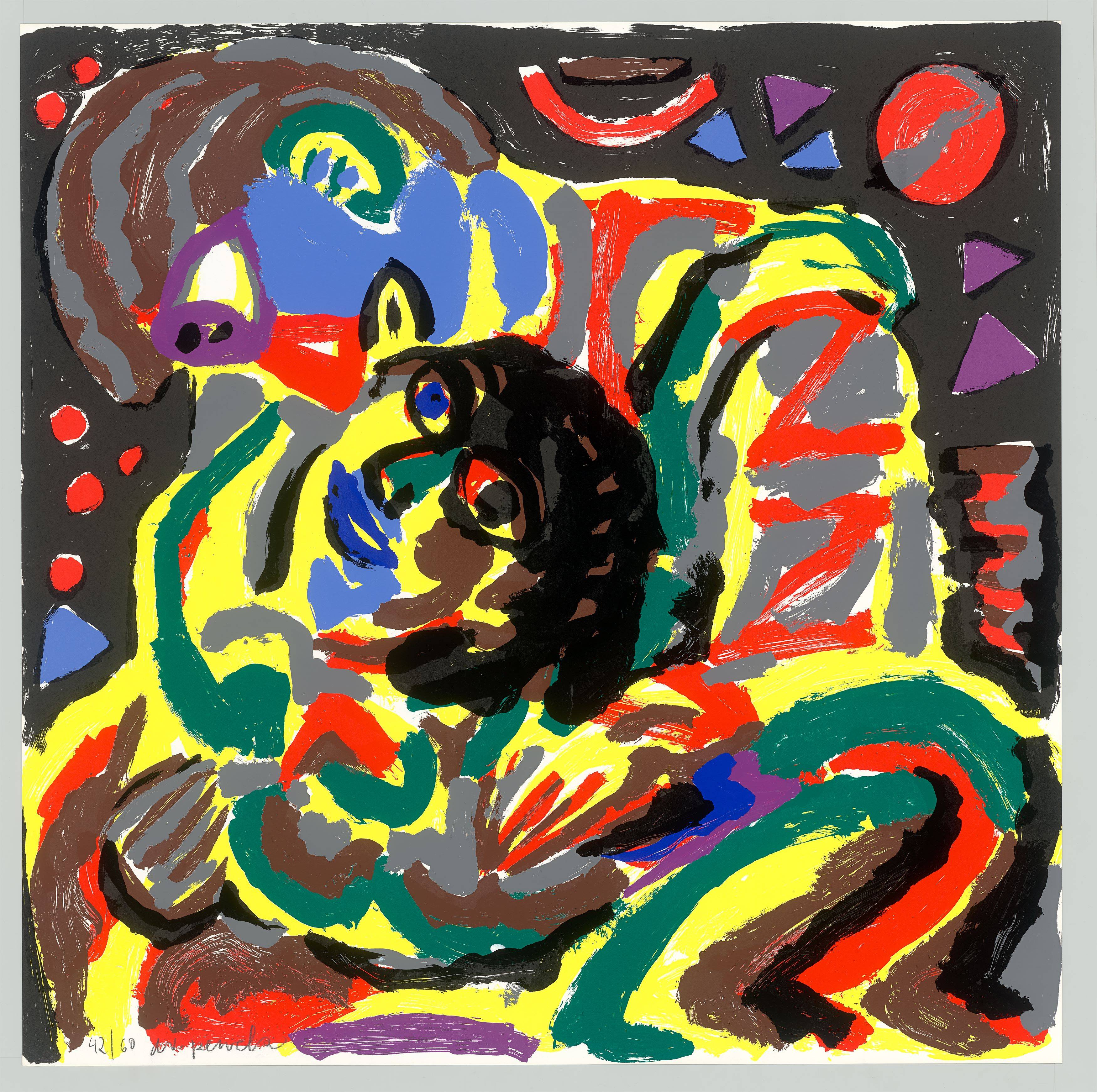 This picture shows the following artwork:  Portfolio. ”8 Für Berlin”. 1986.