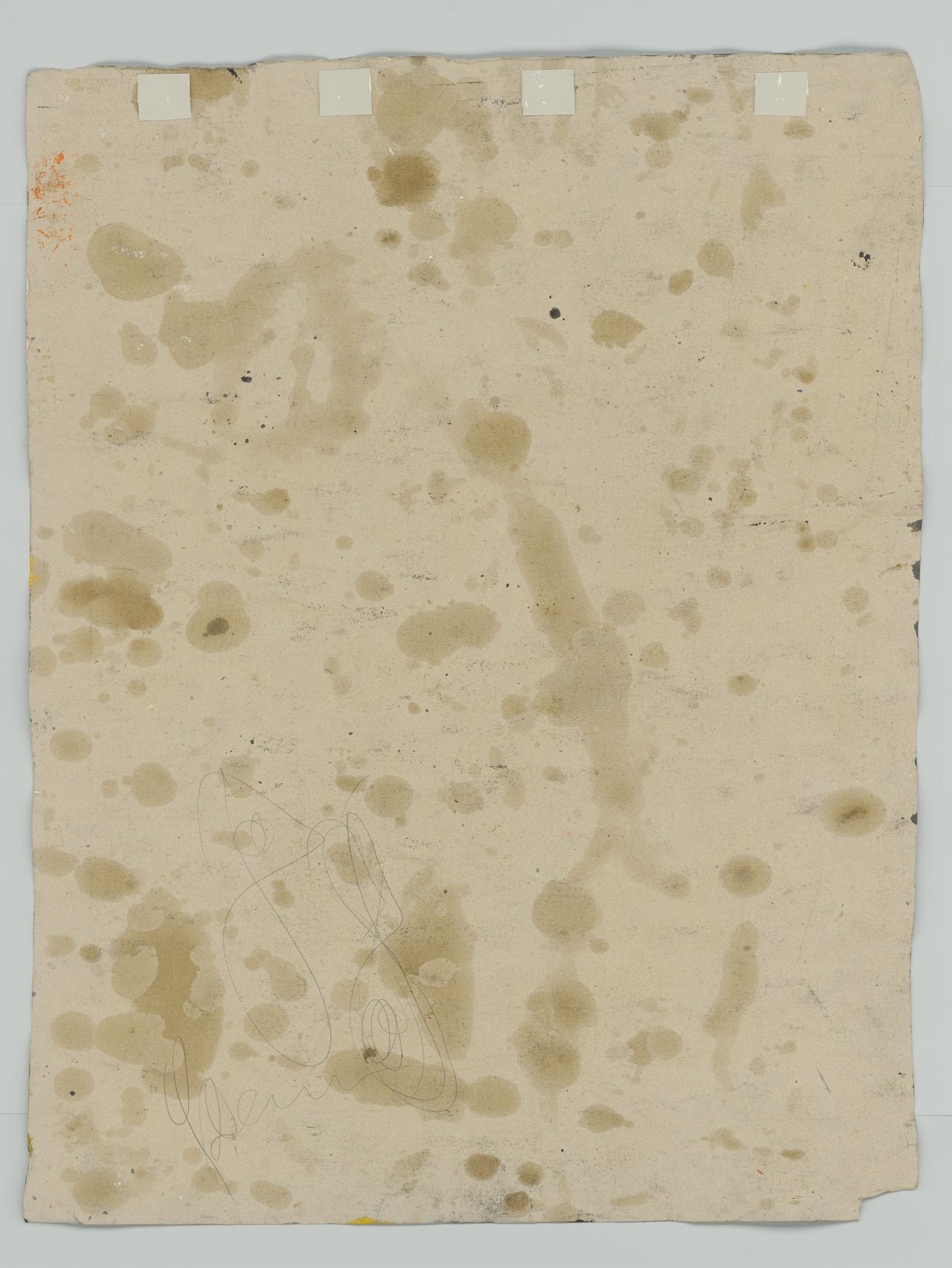 This picture shows the following artwork: Gunter Damisch. Untitled. 1988.