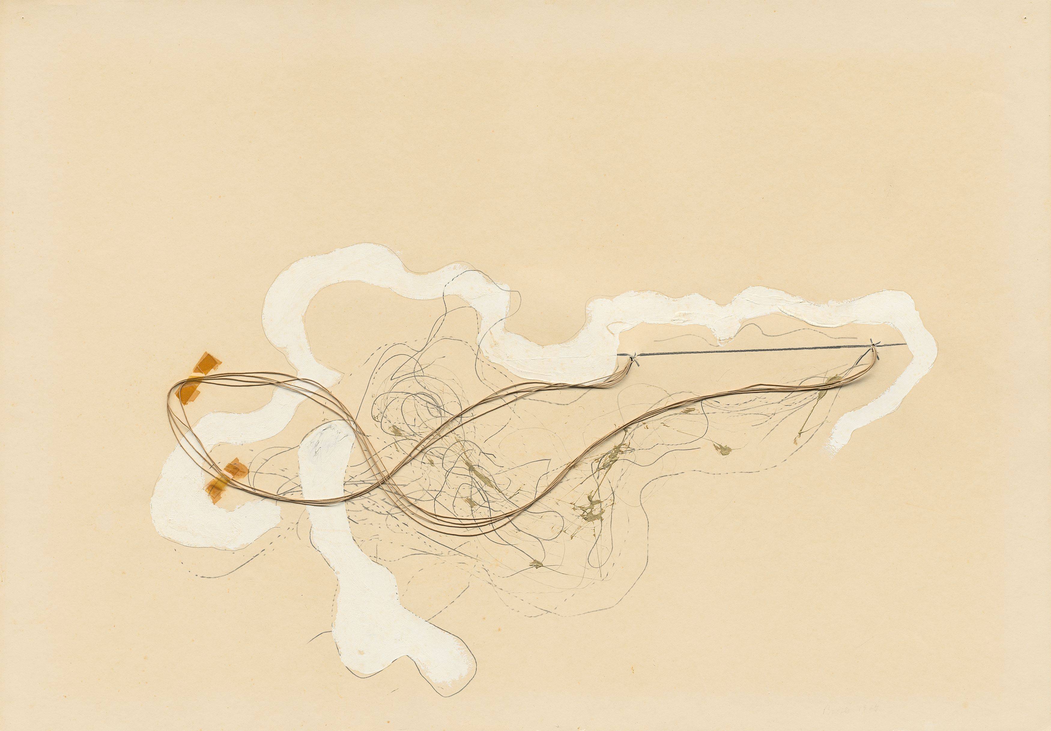 Auf diesem Bild ist das folgende Kunstwerk zu sehen: Michael Buthe. Ohne Titel. 1969.