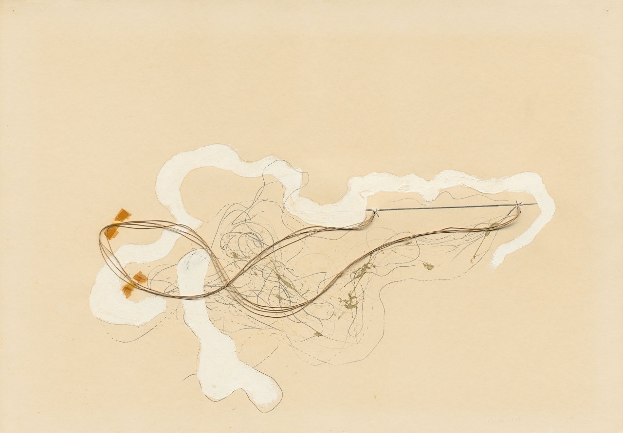 Auf diesem Bild ist das folgende Kunstwerk zu sehen: Michael Buthe. Ohne Titel. 1969.