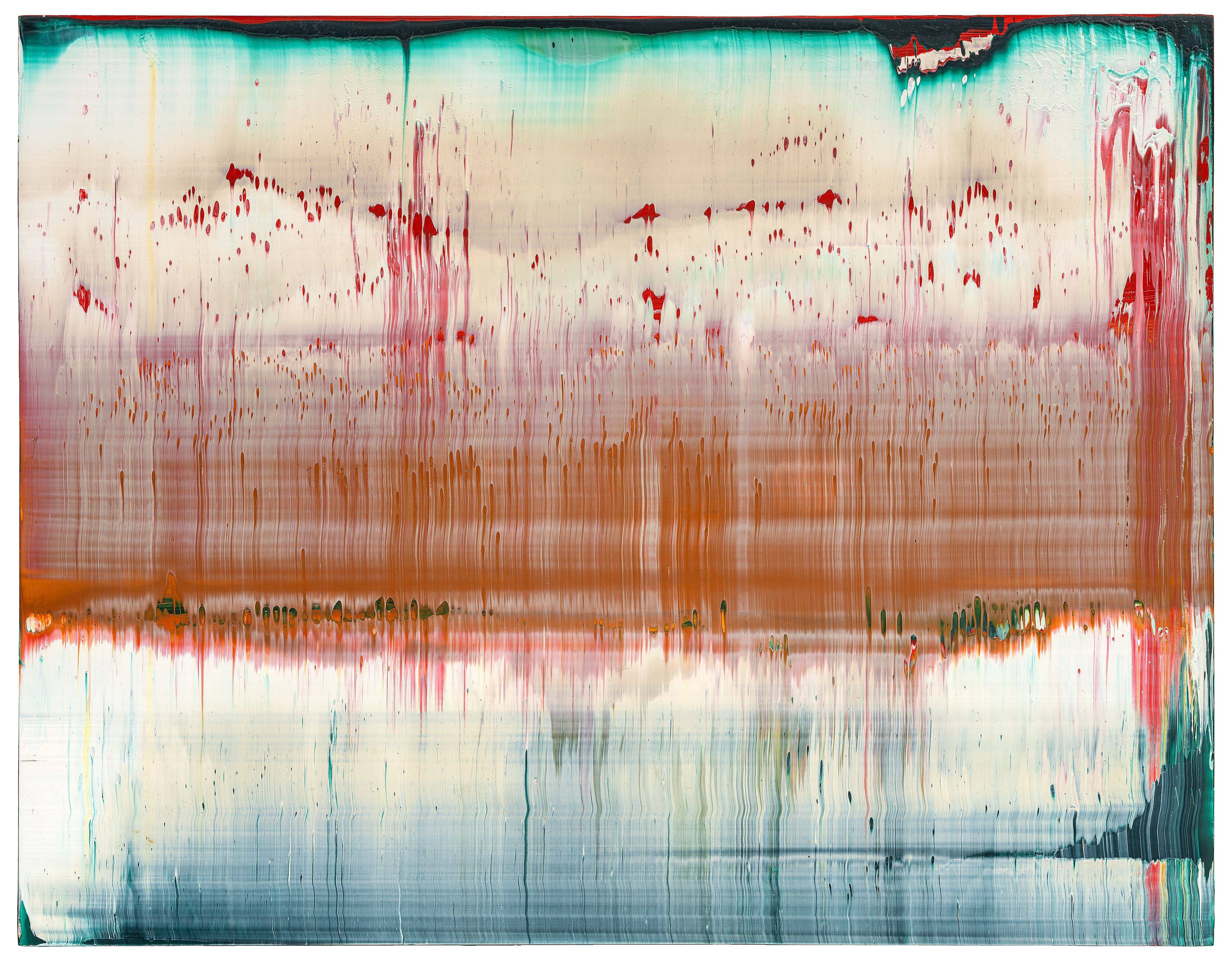 Auf diesem Bild ist das folgende Kunstwerk zu sehen: Gerhard Richter. „Fuji“. 1996.