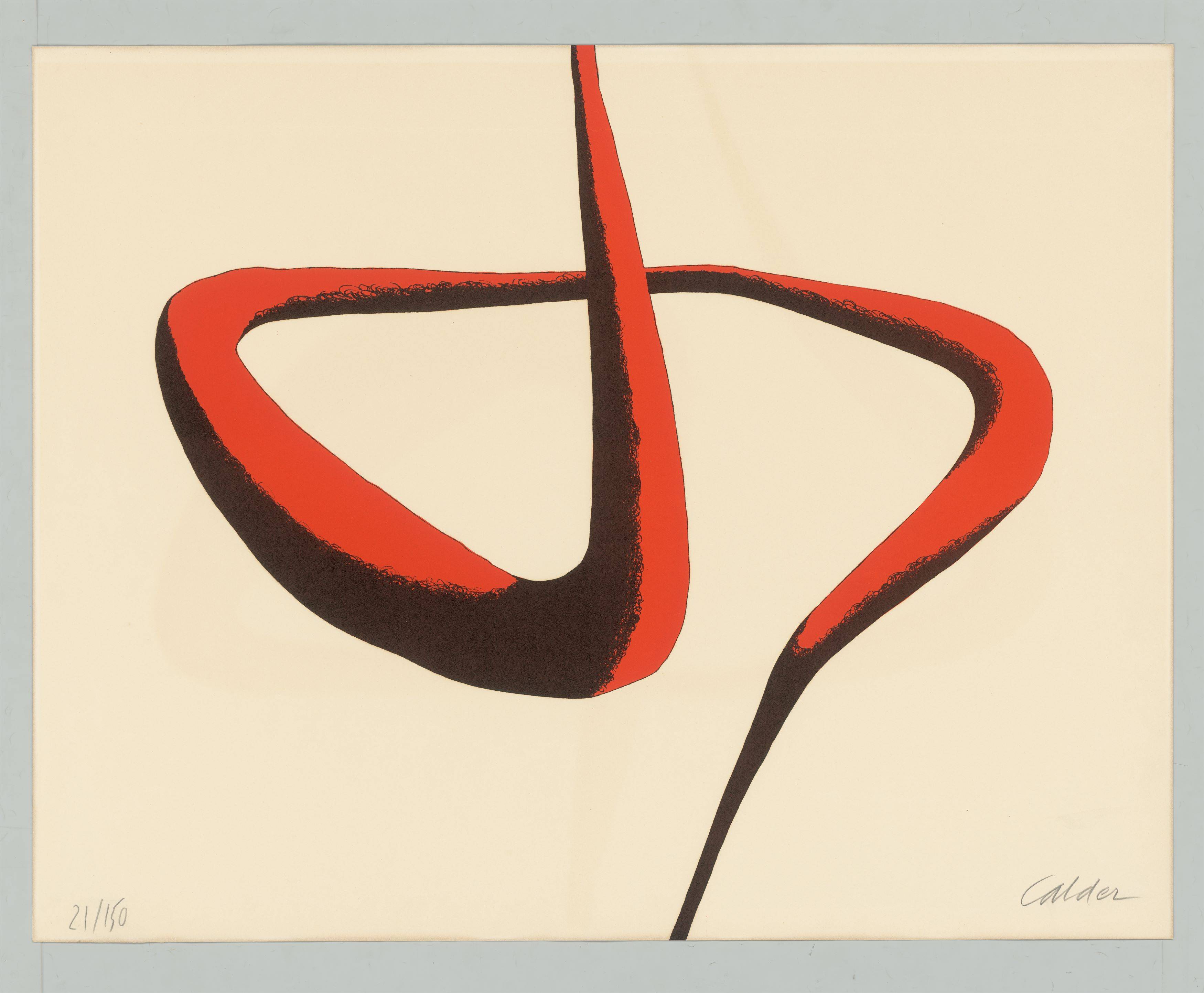 This picture shows the following artwork: Alexander Calder. From: ”abstraction création art non figuratif 1932–1936”. 1973.
