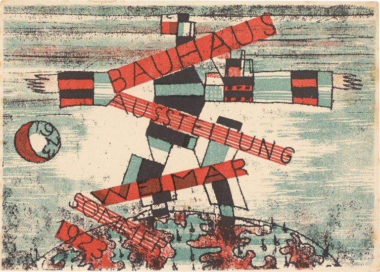 This picture shows the following artwork: Ludwig Hirschfeld-Mack. ”Bauhaus Ausstellung Weimar Sommer 1923”. 1923.