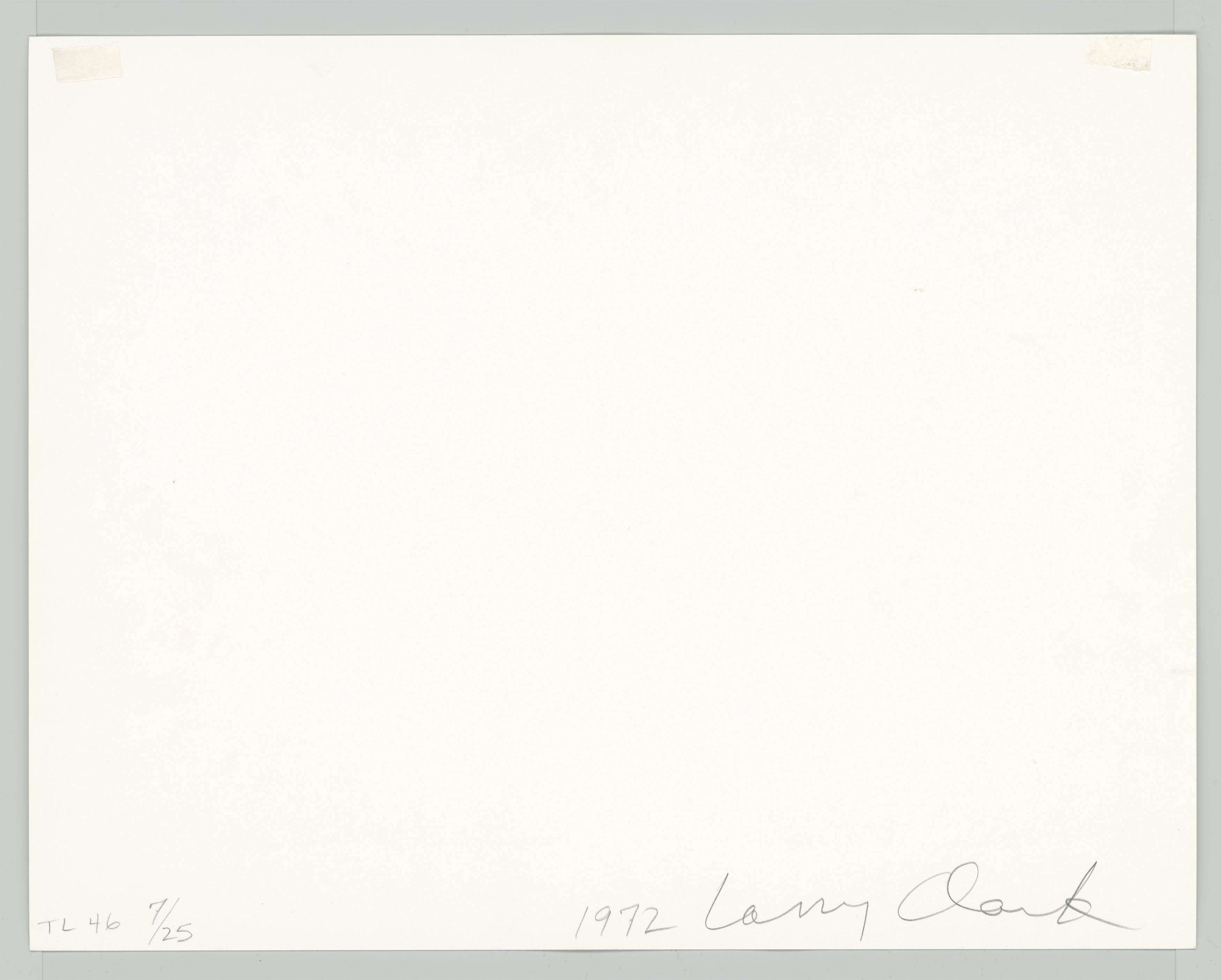 This picture shows the following artwork: Larry Clark. From the series ”Teenage Lust”. 1972.