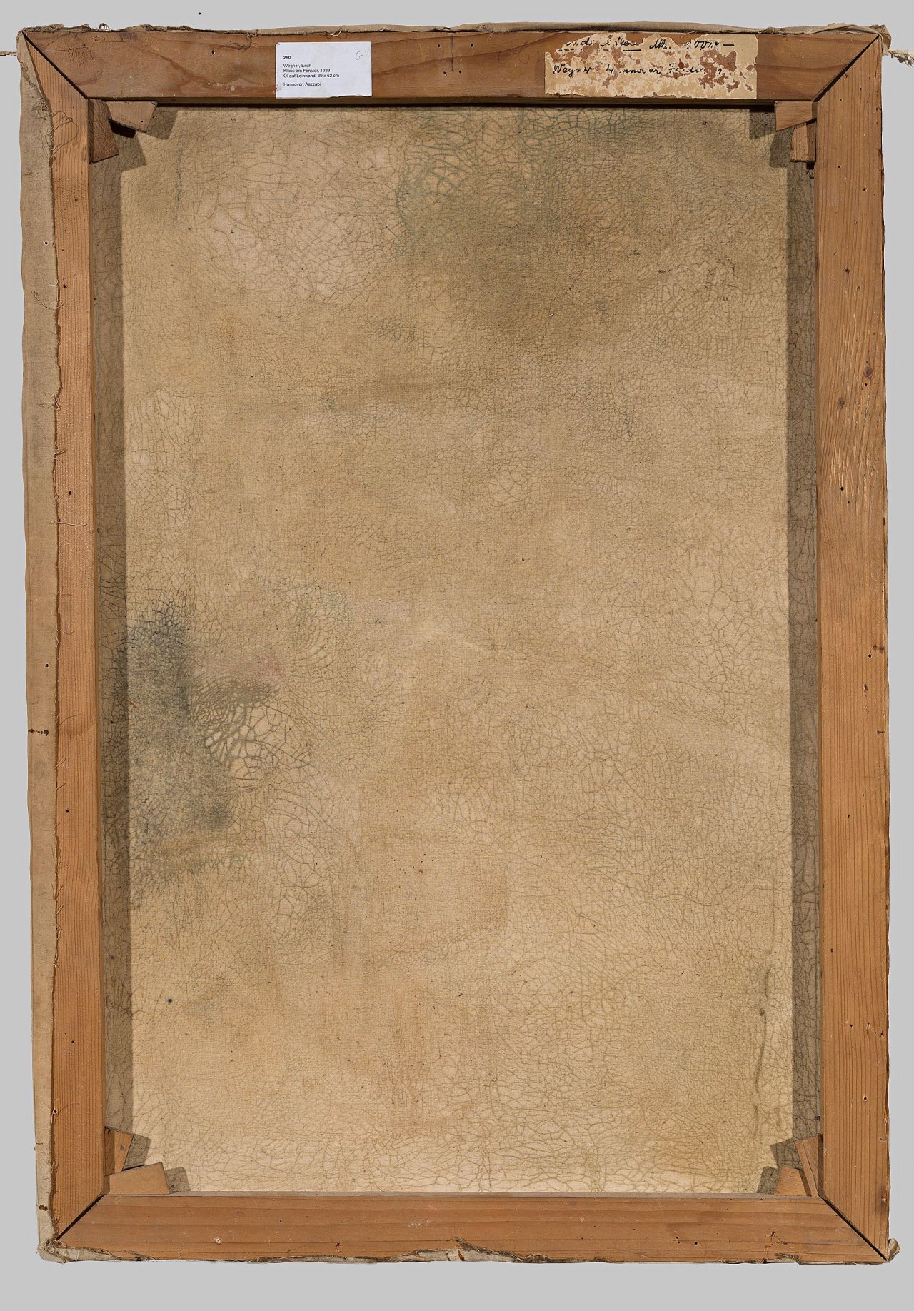 Auf diesem Bild ist das folgende Kunstwerk zu sehen: Erich Wegner. Klaus am Fenster. 1929.