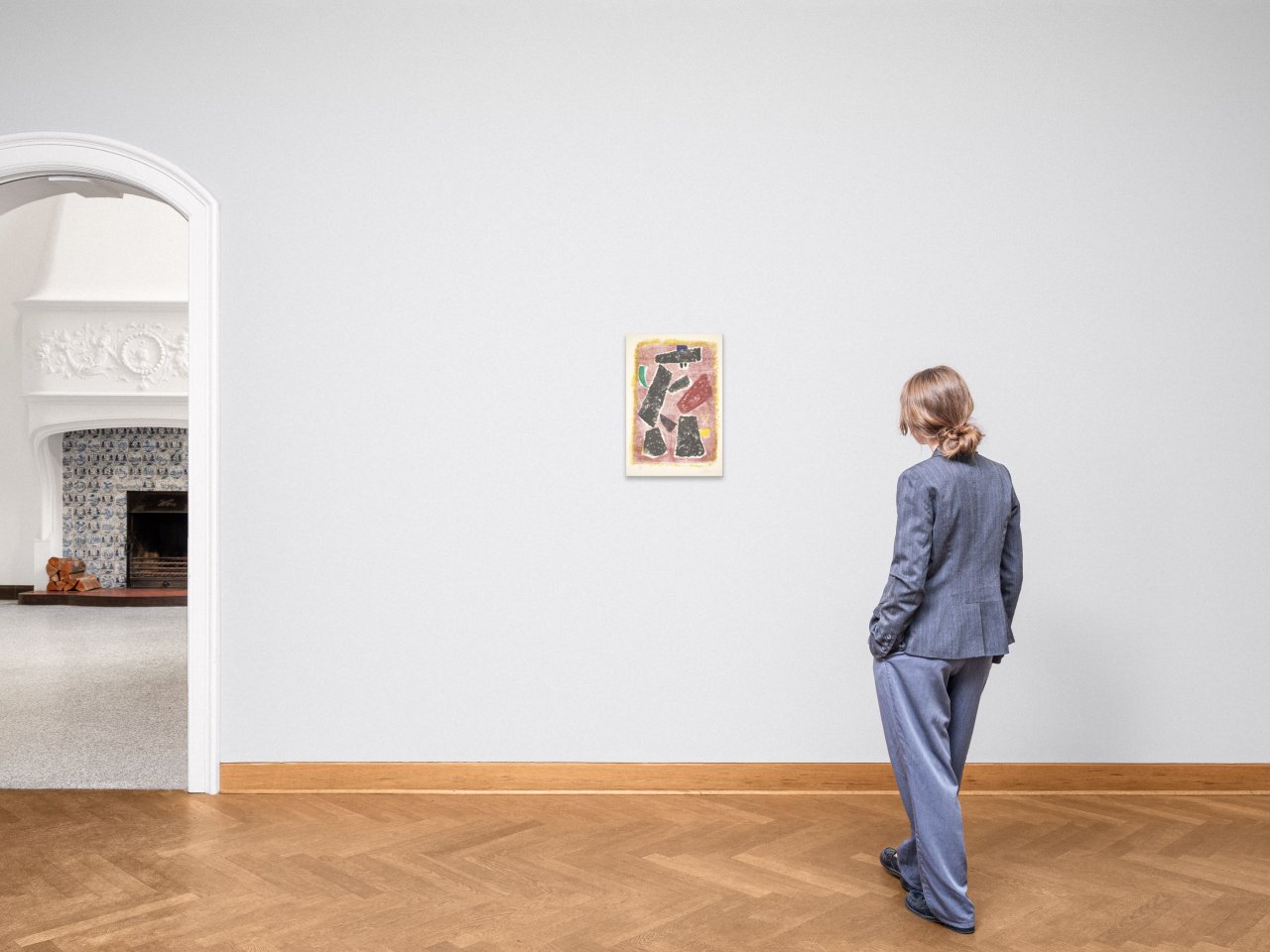 This picture shows the following artwork: Willi Baumeister. ”Lutins au Printemps (Kobolde im Frühling)”. 1953.