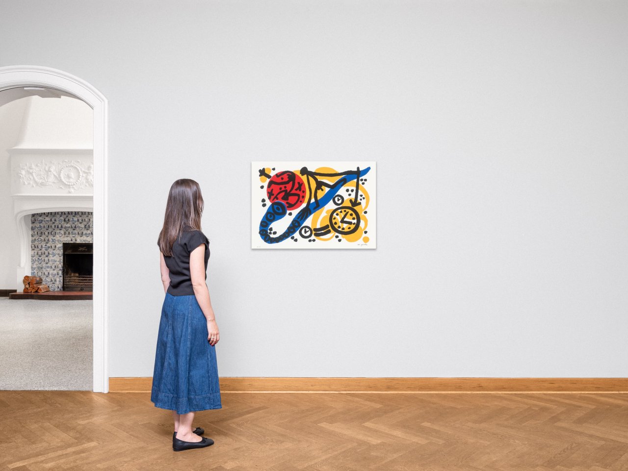 Auf diesem Bild ist das folgende Kunstwerk zu sehen: A.R. Penck. „Perry Rhodan 2“. 1996.