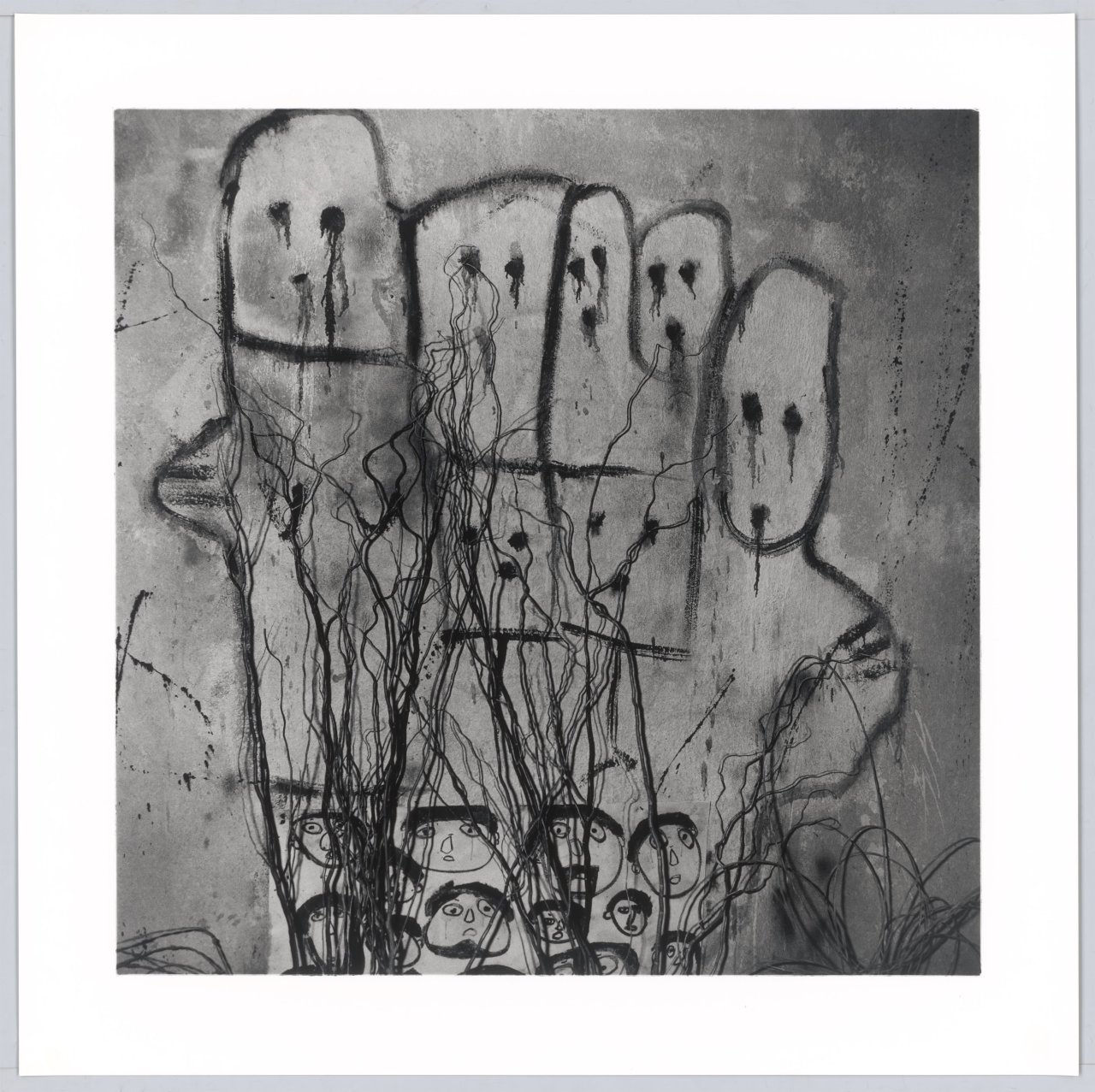 Auf diesem Bild ist das folgende Kunstwerk zu sehen: Roger Ballen. „Funeral Rites“. 2004/06.