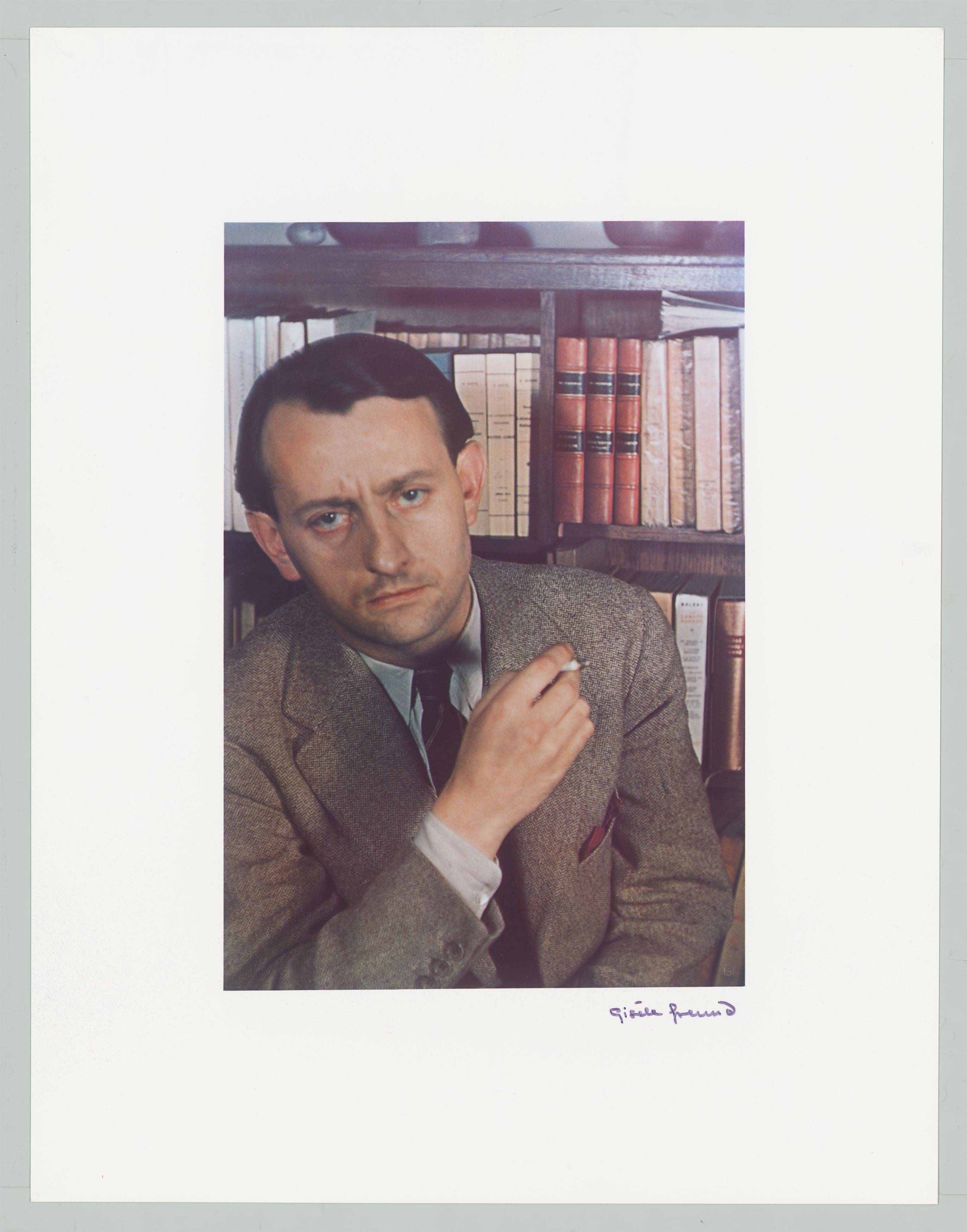 This picture shows the following artwork: Gisèle Freund. André Malraux. 1939.