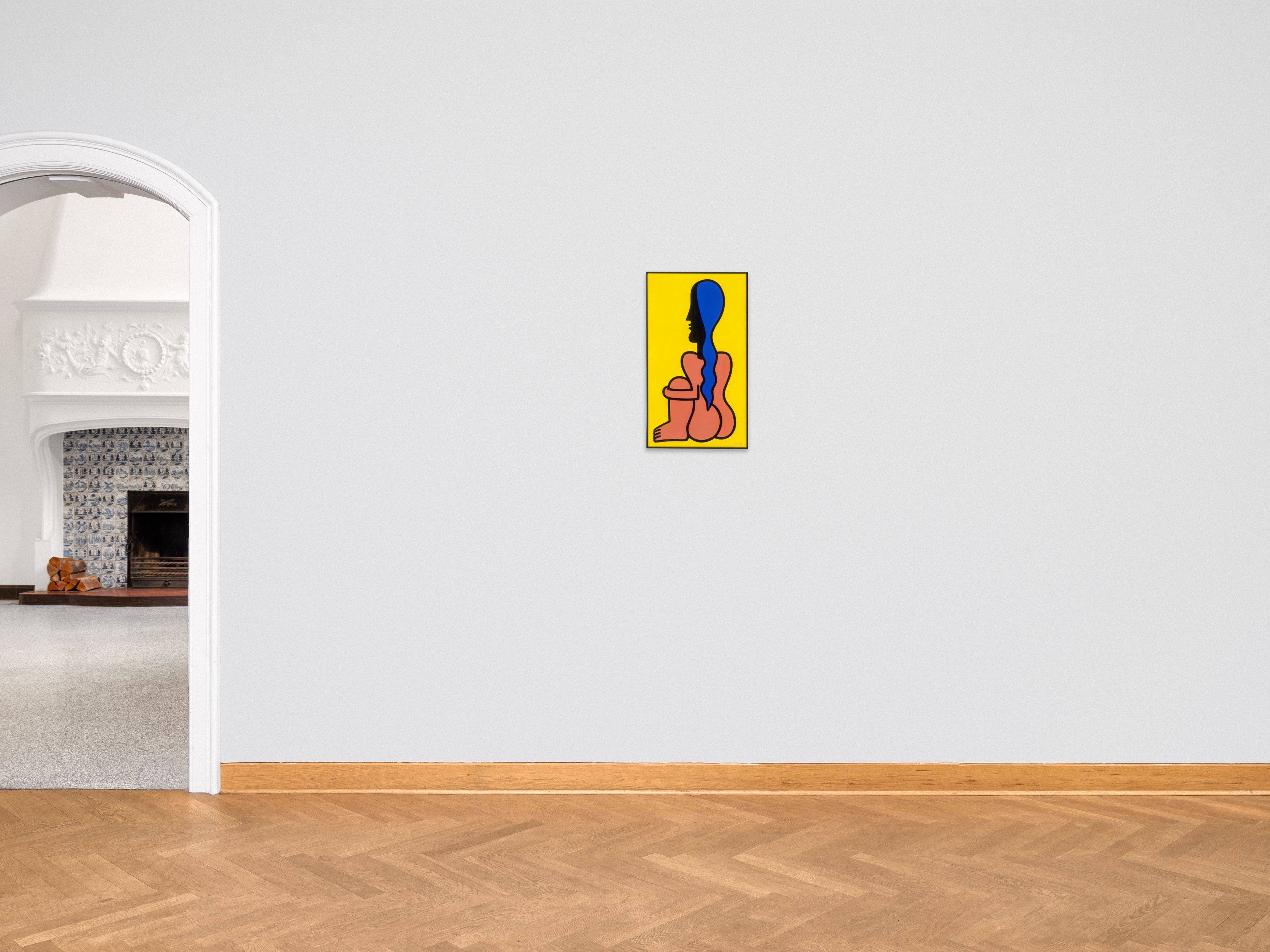 Auf diesem Bild ist das folgende Kunstwerk zu sehen: Hans Ticha. „Hockende“. 1987.