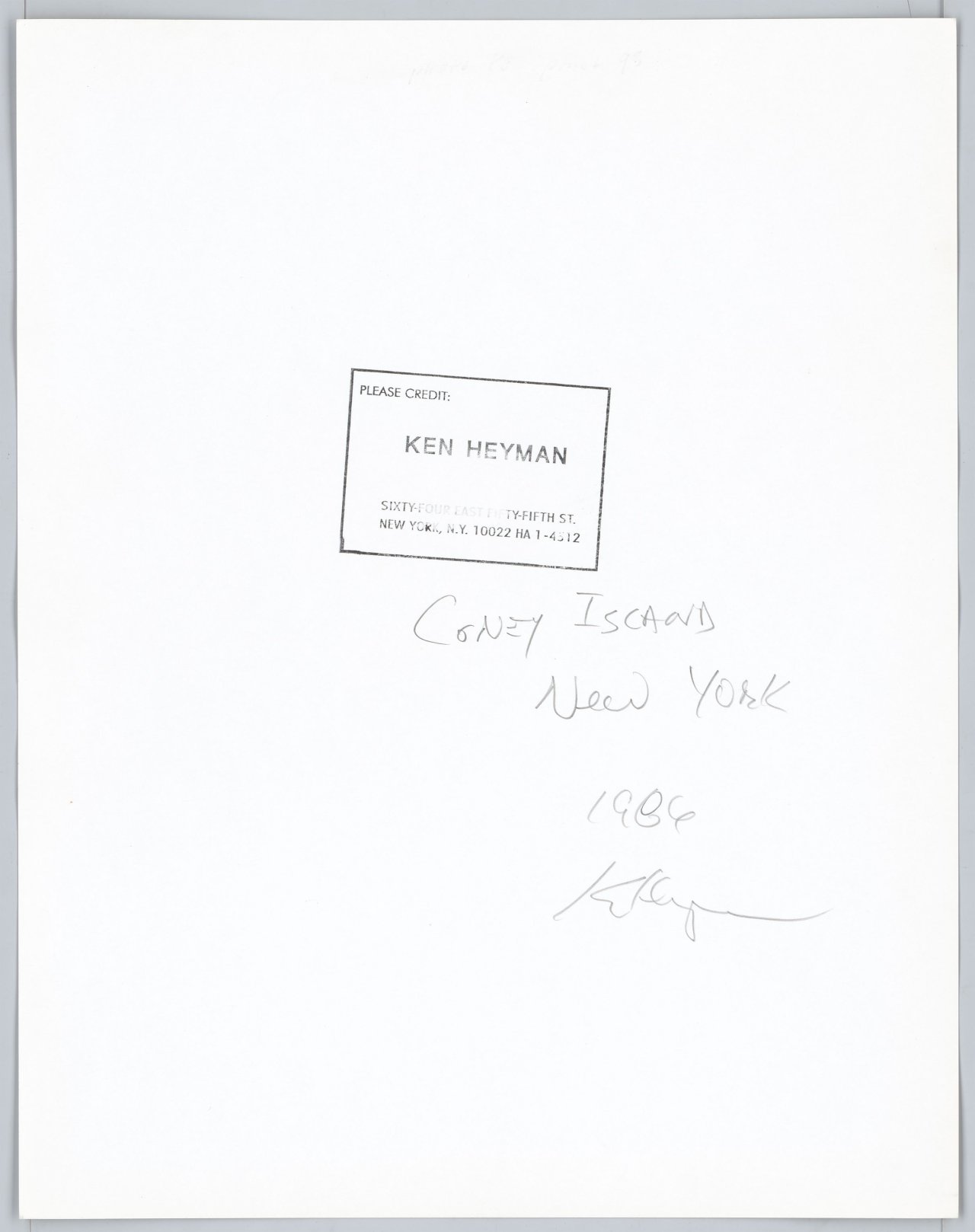 This picture shows the following artwork: Ken Heyman. ”Coney Island, New York”. 1966.