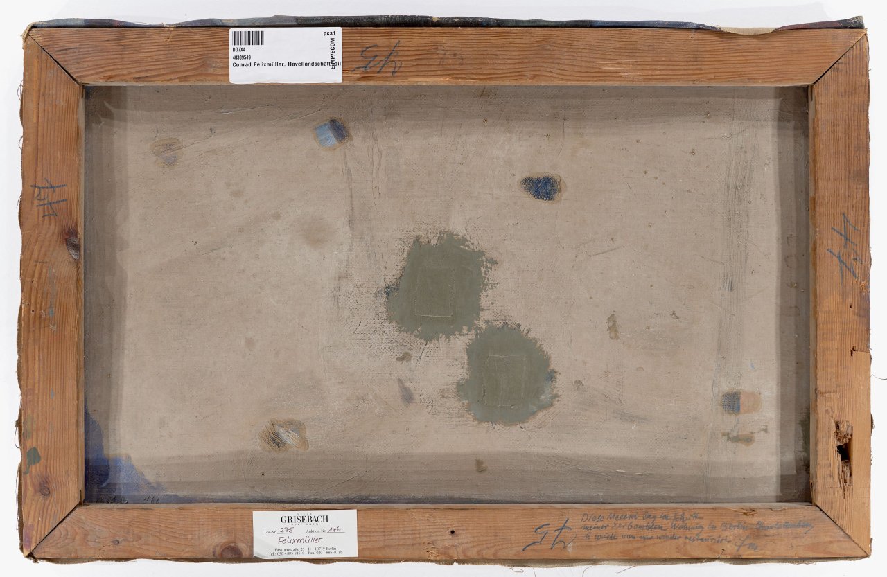 This picture shows the following artwork: Conrad Felixmüller. ”Havellandschaft (Lieperbucht, Insel Lindwerder)”. 1935.