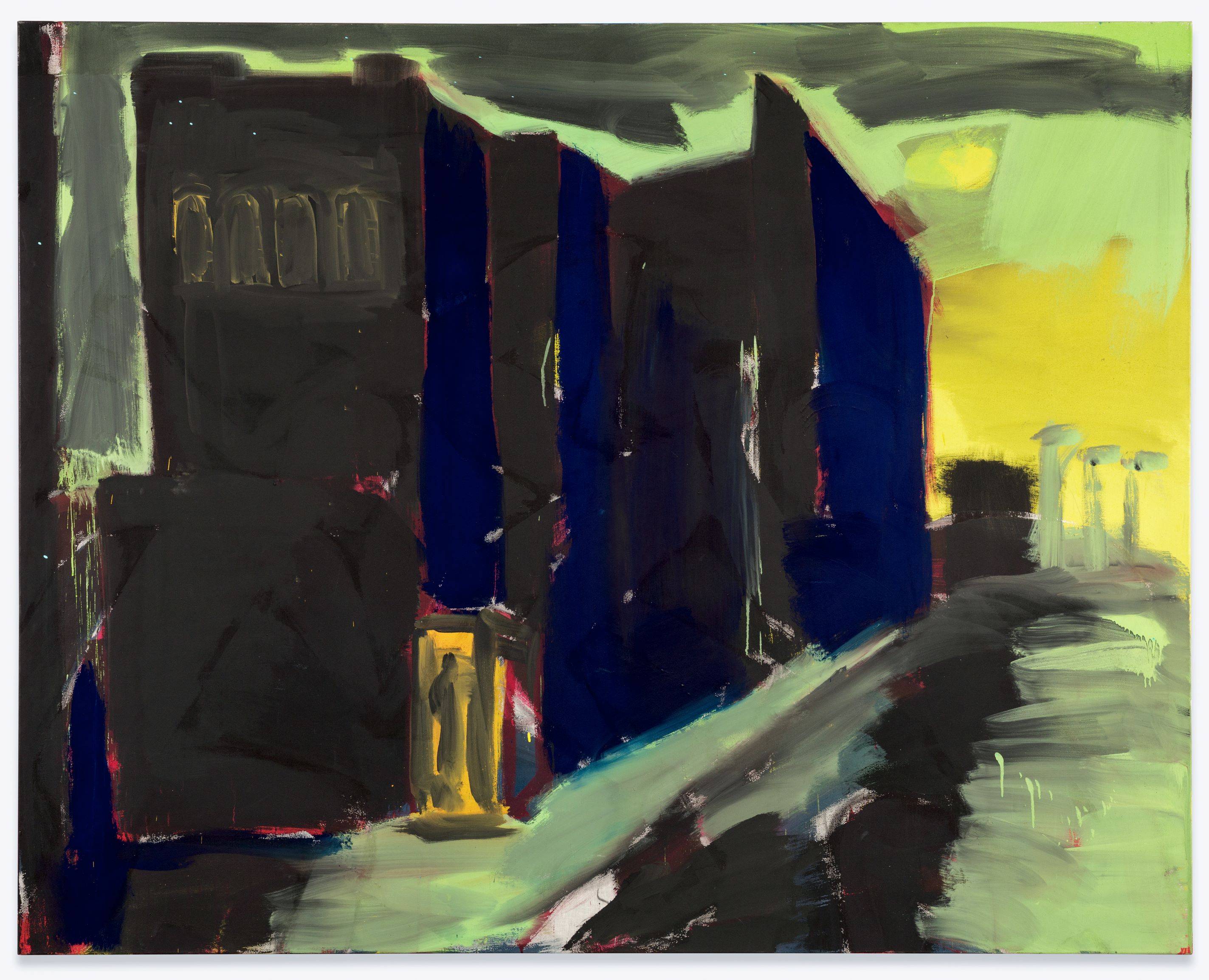 Auf diesem Bild ist das folgende Kunstwerk zu sehen: Rainer Fetting. „Moritzplatz I“. 1980.