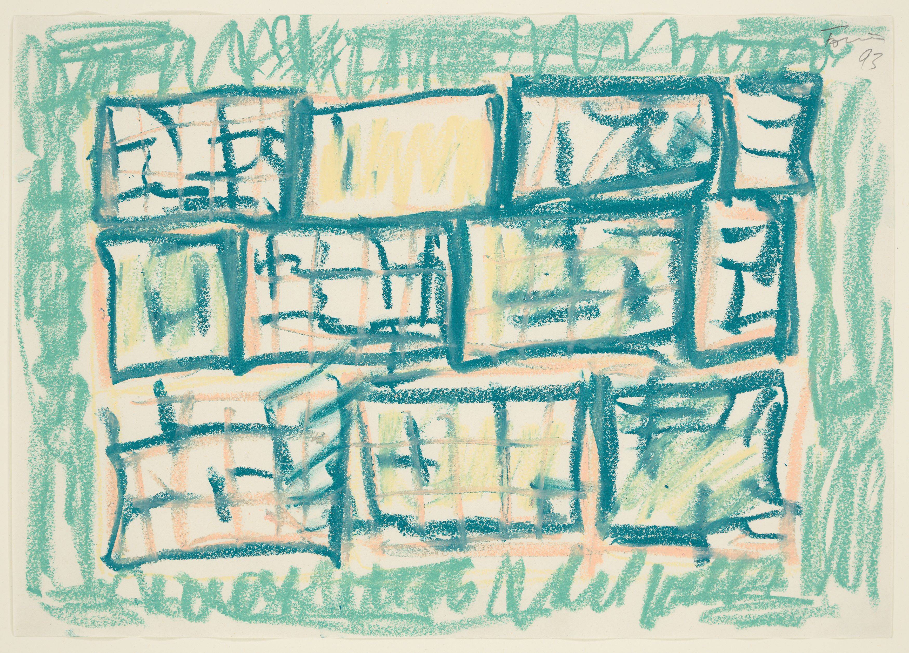 Auf diesem Bild ist das folgende Kunstwerk zu sehen: Günther Förg. Ohne Titel. 1993.