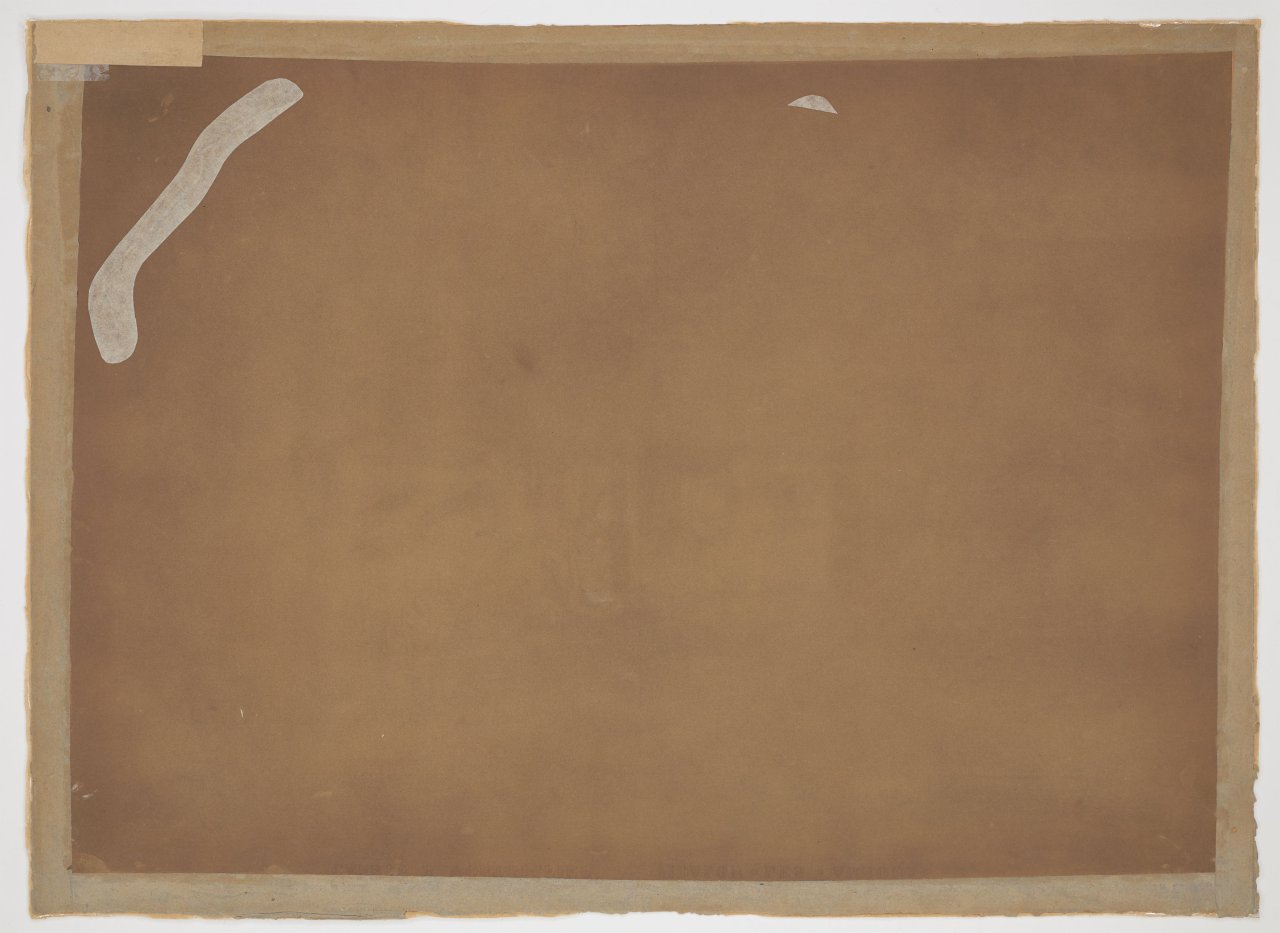 This picture shows the following artwork: Franz Skarbina. ”Hof einer Ferme (Picardie). Sonntagsruhe”. 1888.