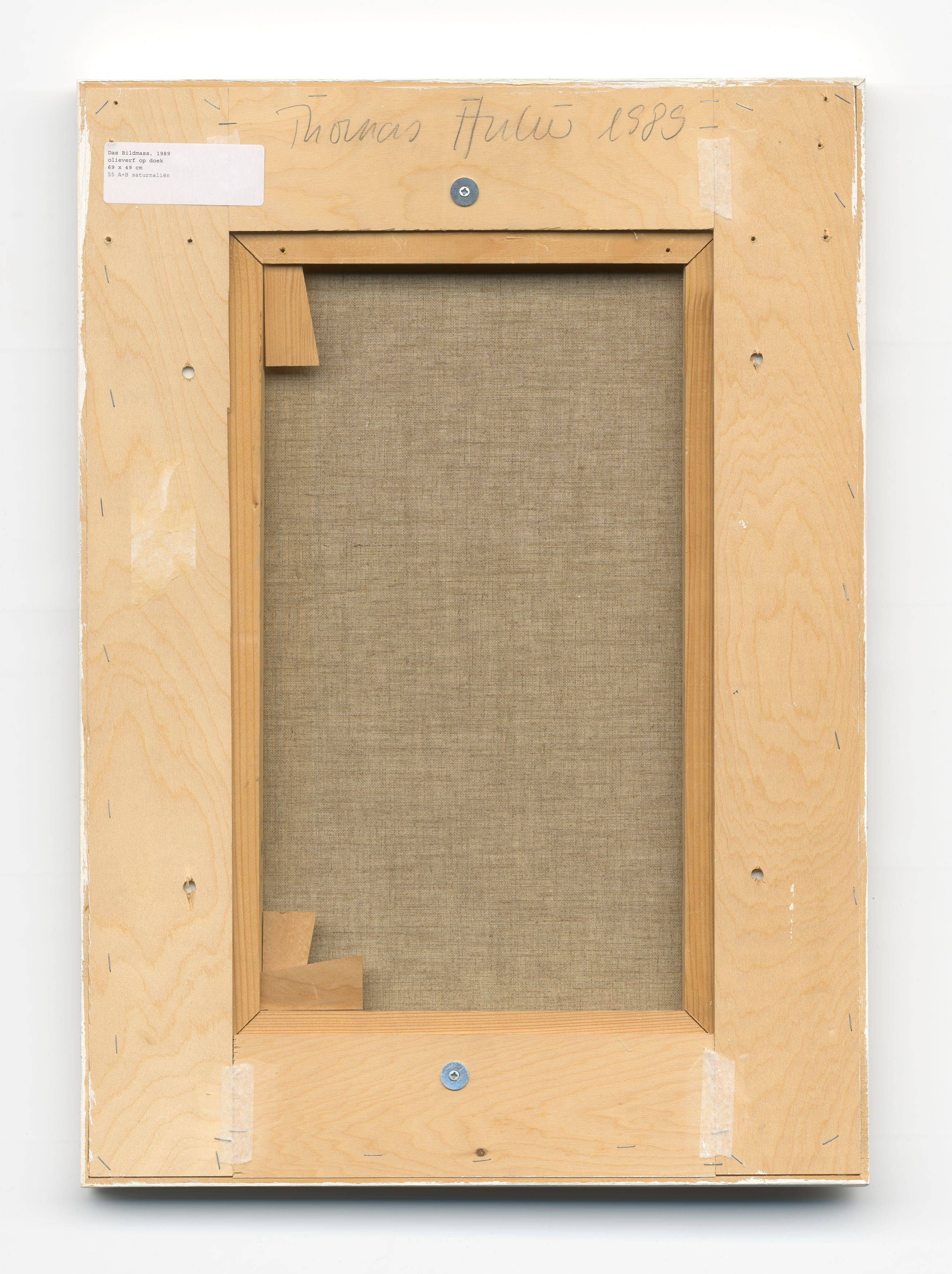 This picture shows the following artwork: Thomas Huber. ”Das Bildmass”. 1989.