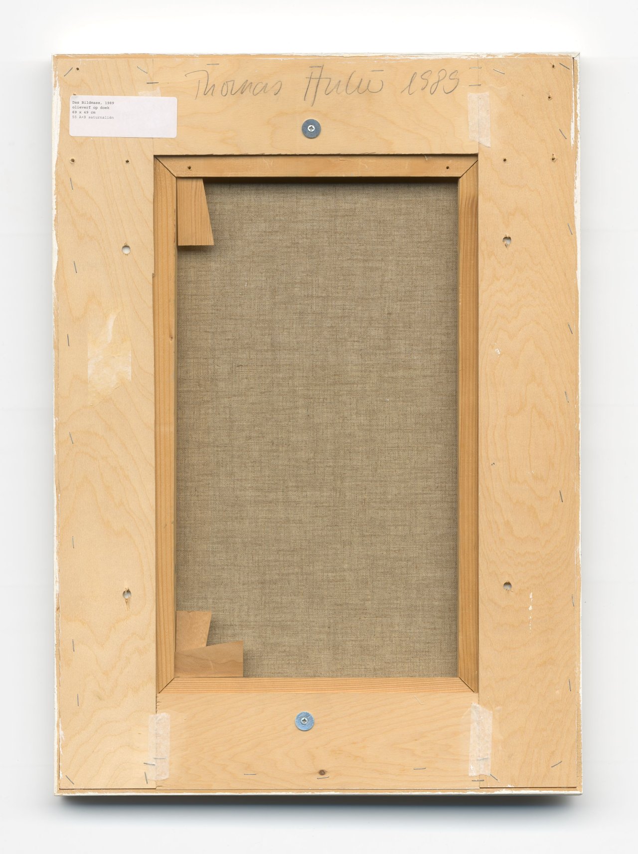 This picture shows the following artwork: Thomas Huber. ”Das Bildmass”. 1989.