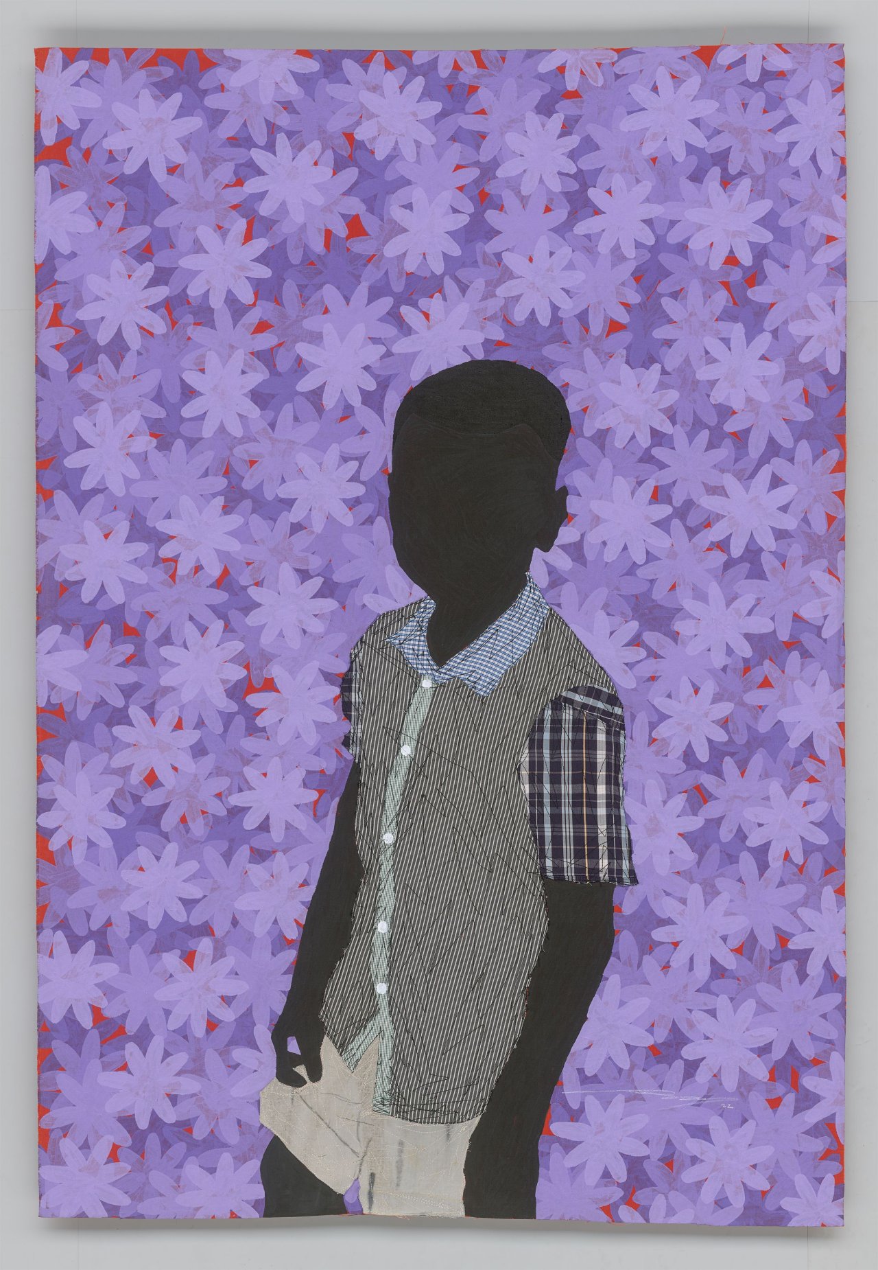 Auf diesem Bild ist das folgende Kunstwerk zu sehen: Raphael Adjetey Adjei Mayne. „WALKING IN THE ROOM AS MYSELF“. 2022.