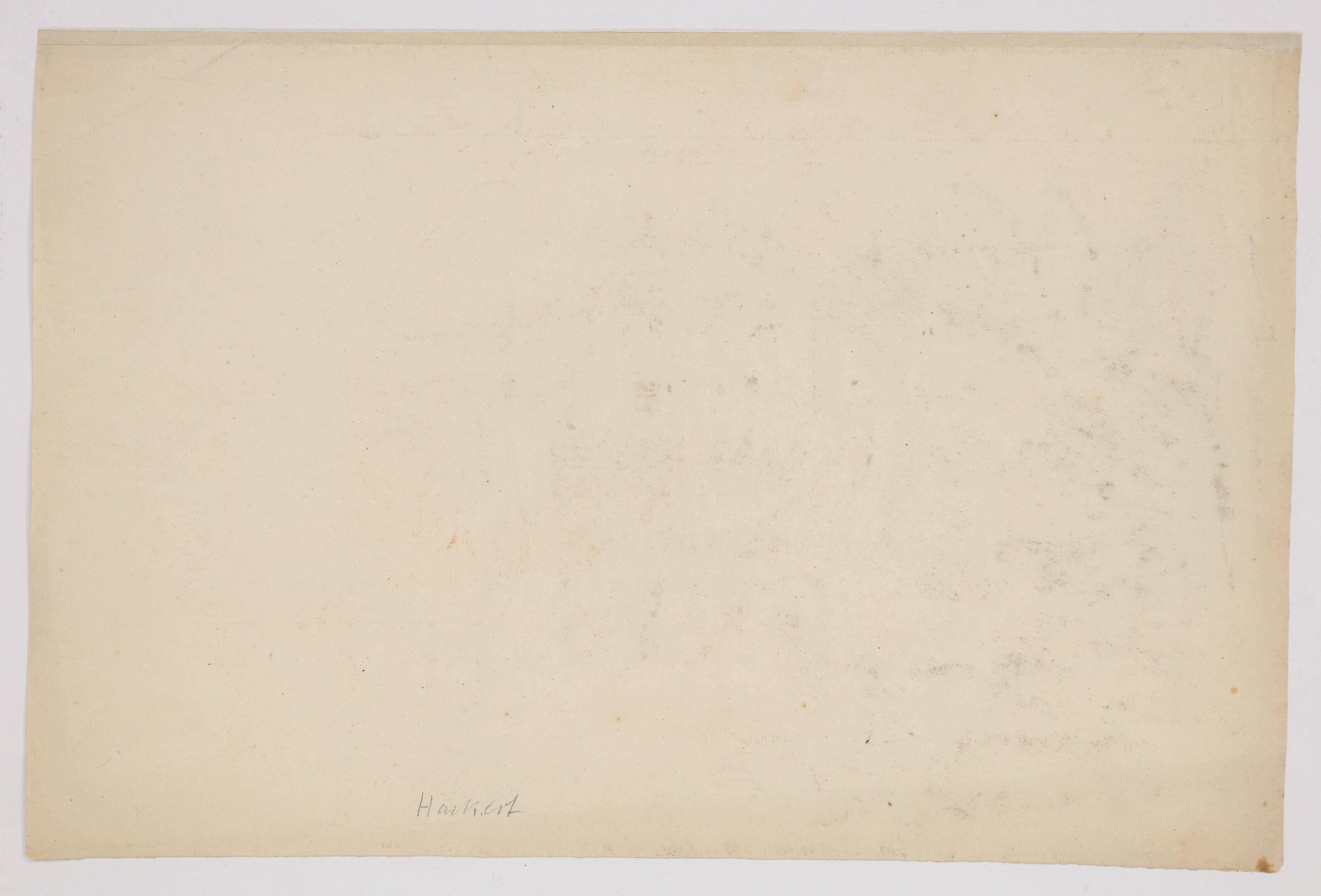 This picture shows the following artwork: Jakob Philipp Hackert. Houses on a steep bank. Presumably circa 1766/67.