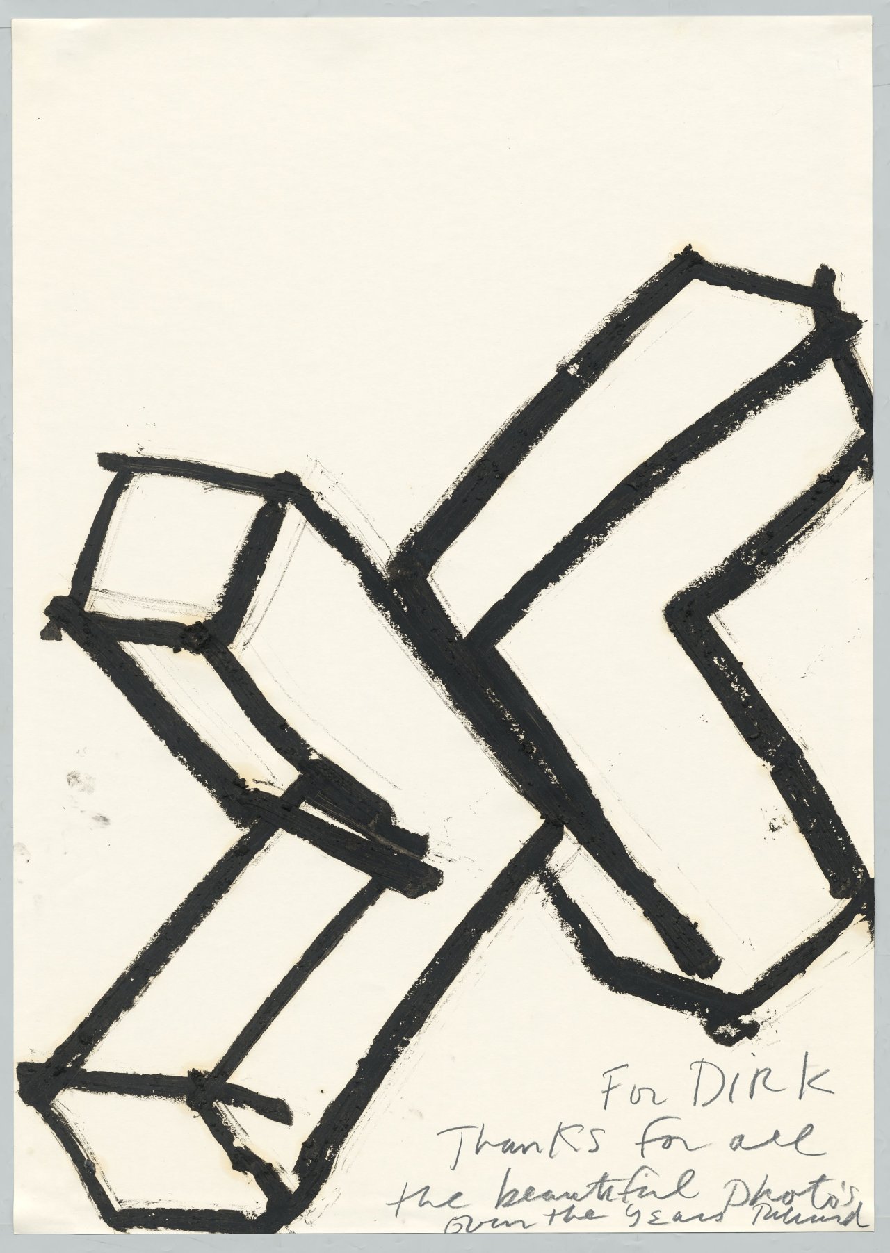 This picture shows the following artwork: Richard Serra. Untitled. 1995.
