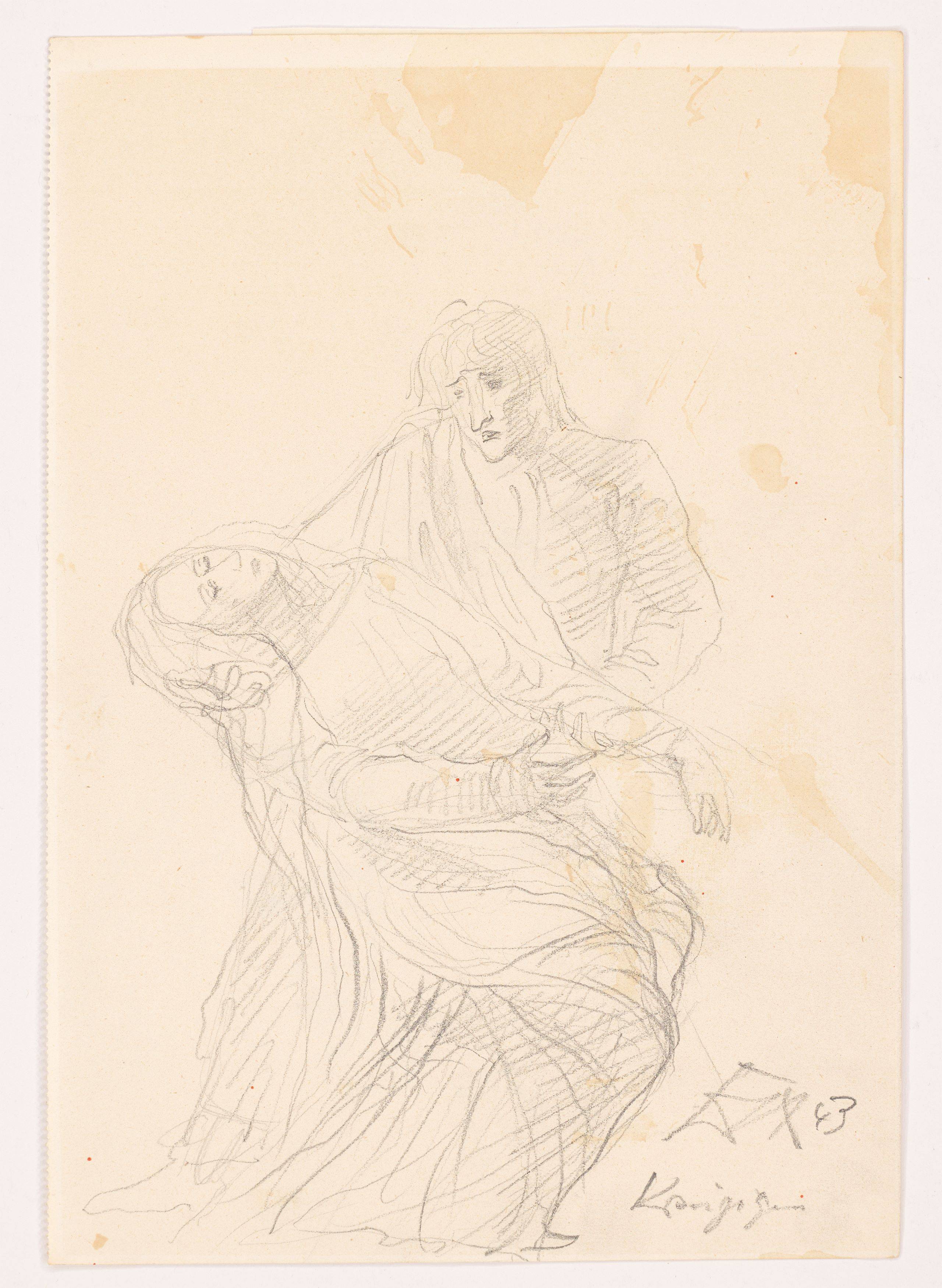 This picture shows the following artwork: Otto Dix. ”Kreuzigung”. 1943.