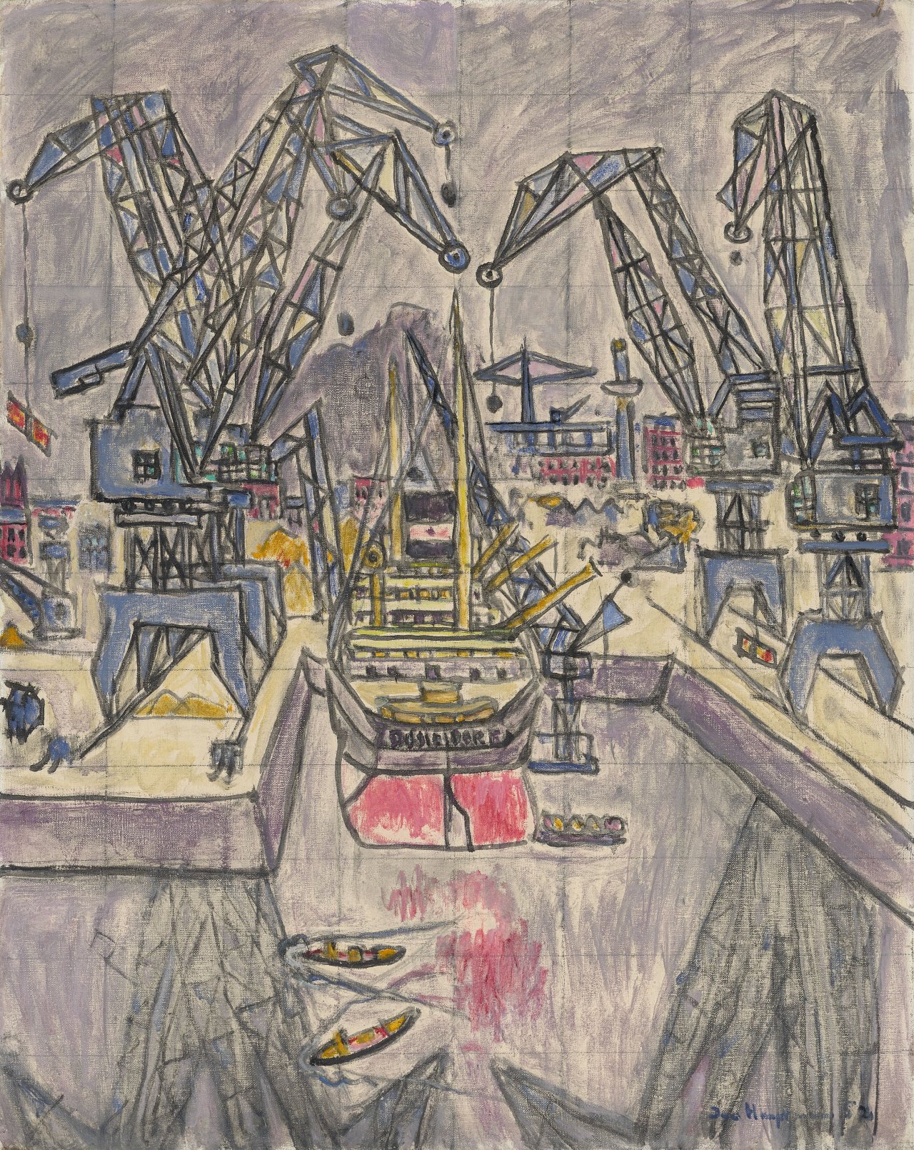 Auf diesem Bild ist das folgende Kunstwerk zu sehen: Ivo Hauptmann. Ohne Titel. 1952.