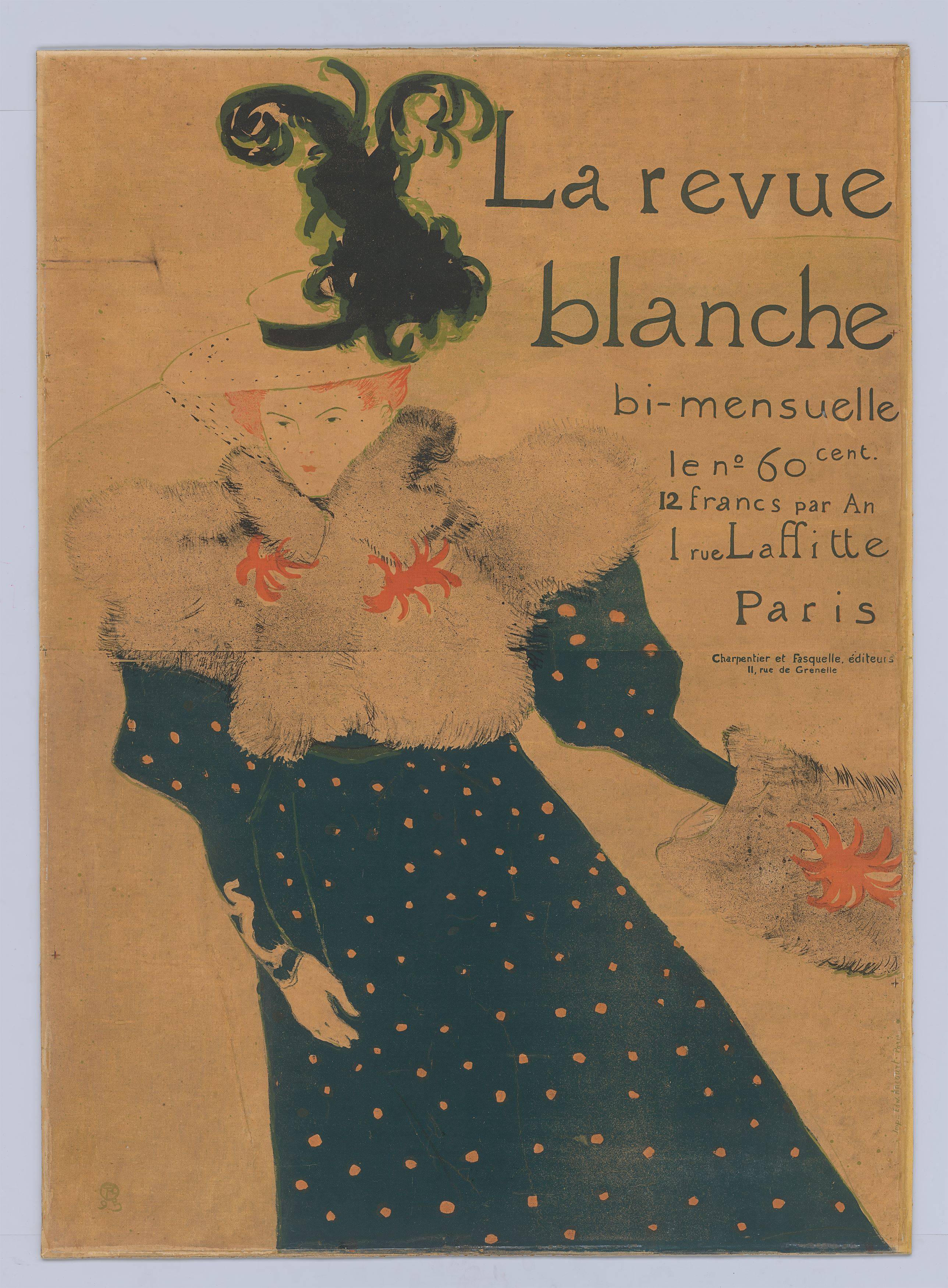 Auf diesem Bild ist das folgende Kunstwerk zu sehen: Henri de Toulouse-Lautrec. „La Revue blanche“. 1985/96.