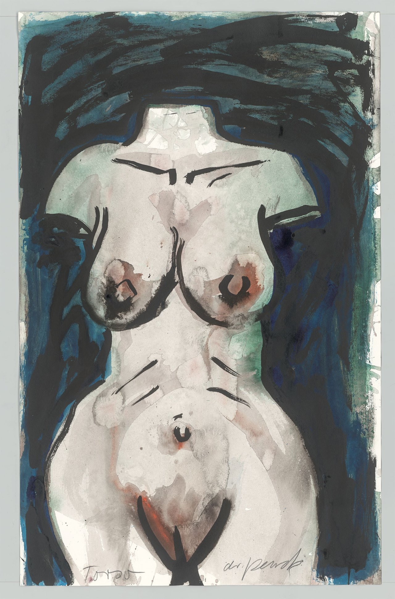 This picture shows the following artwork: A.R. Penck. ”Torso”.