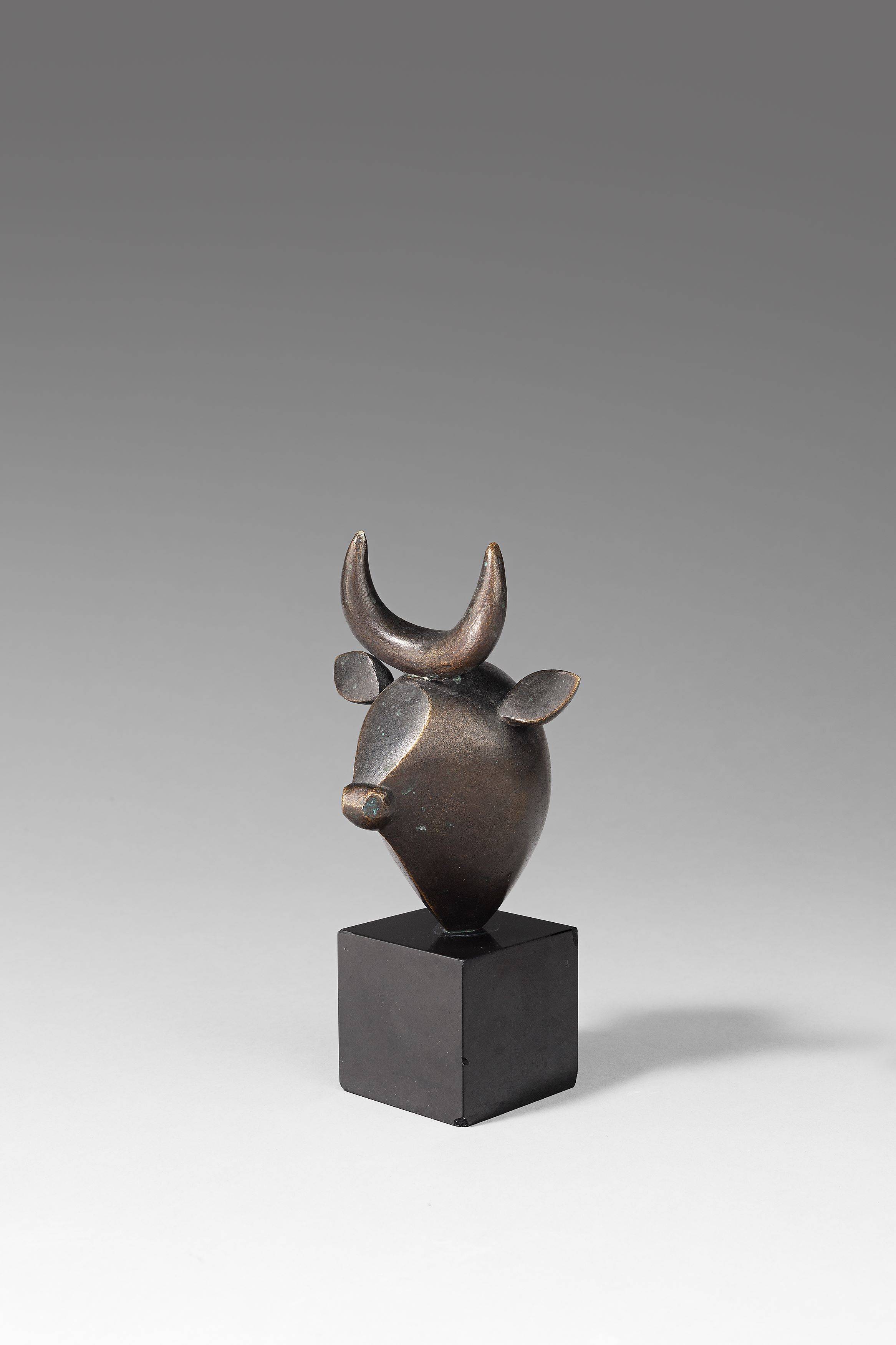 This picture shows the following artwork: Baltasar Lobo. ”Tête de taureau (Cabeza de toro)”. 1967/68.