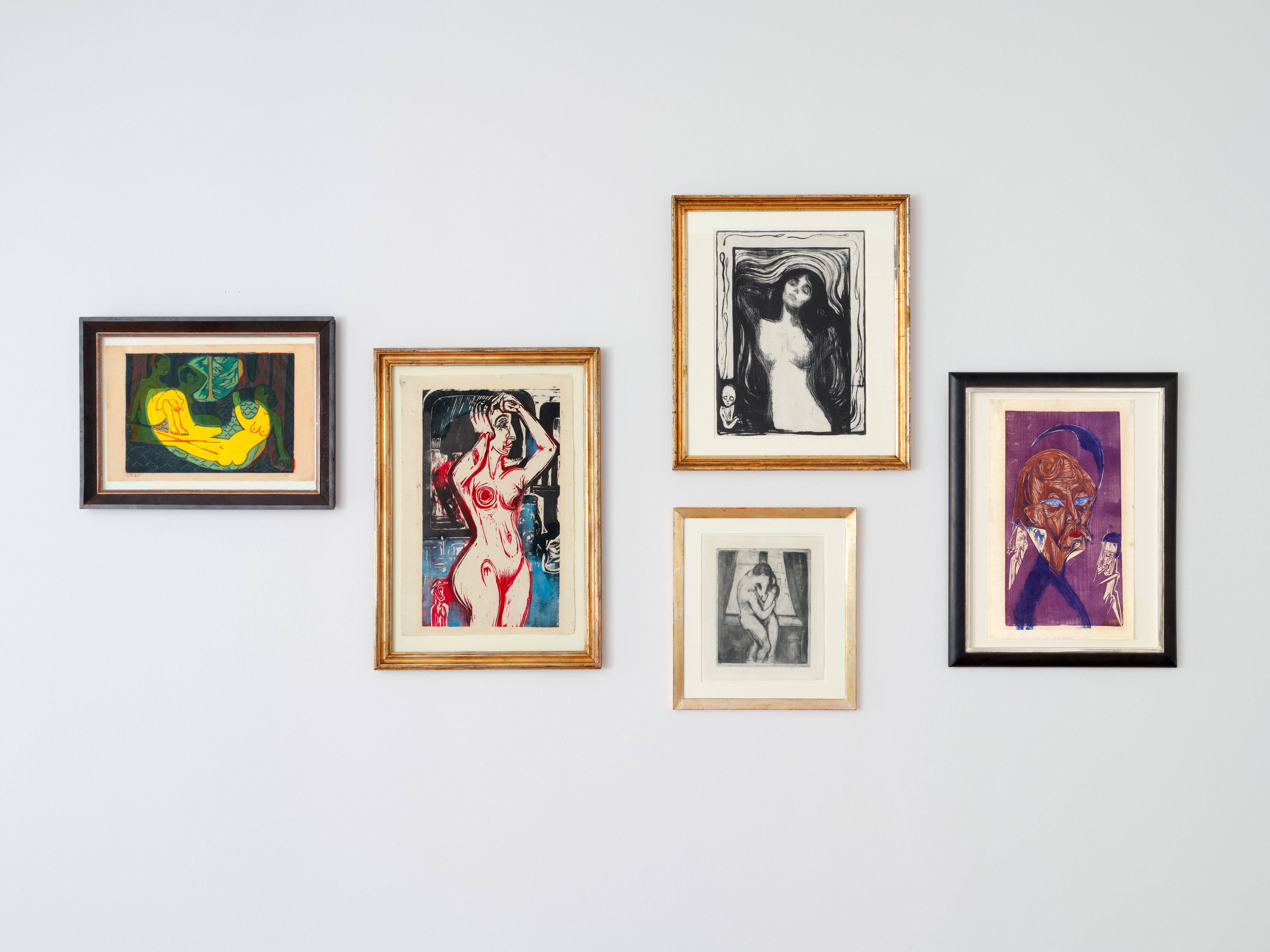 This picture shows the following artwork: Ernst Ludwig Kirchner. ”Blonder Maler - Bildnis Karl Stirner”. 1919.