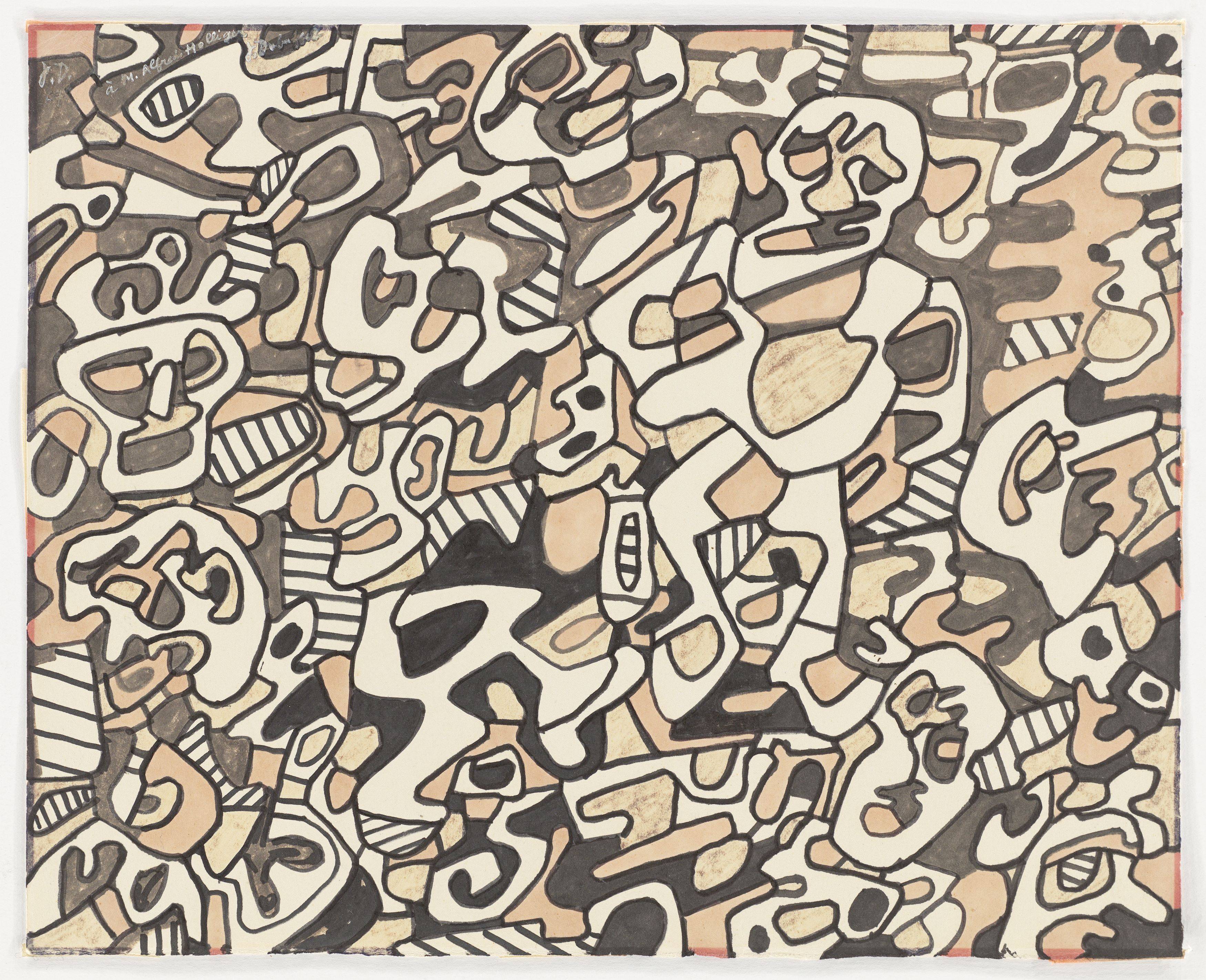 This picture shows the following artwork: Jean Dubuffet. „Logologie“. 1967.